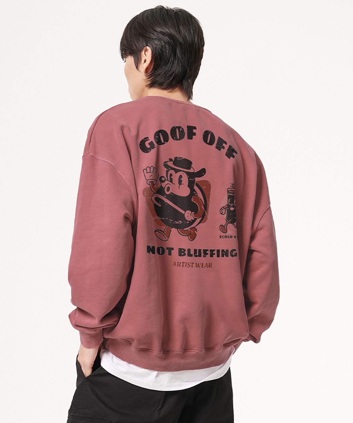 아티스트웨어(ARTISTWEAR) [ATW] 낫블러핑 피그먼트 맨투맨