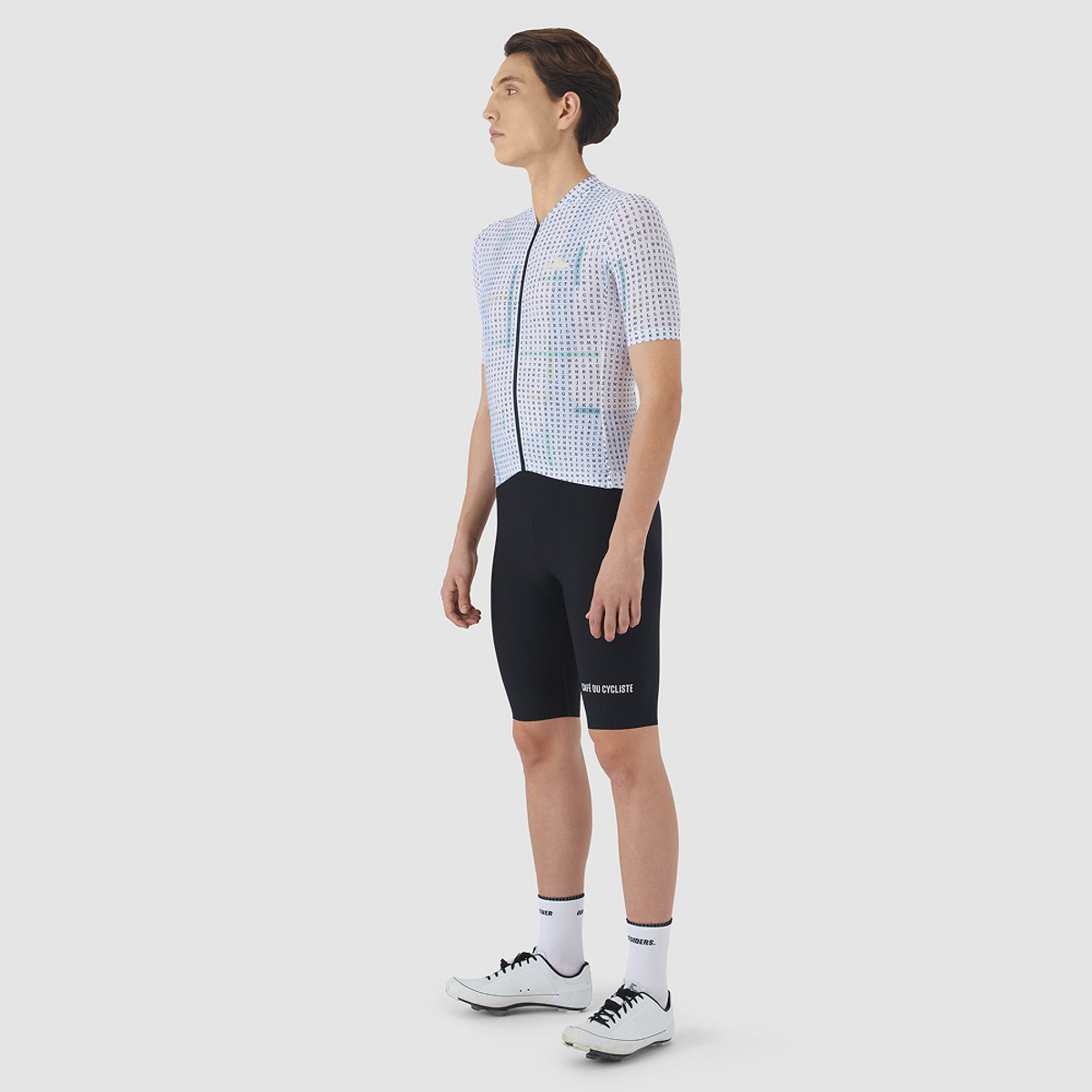 카페 드 사이클리스트(CAFE DU CYCLISTE) 엔젤린 레이스 반팔 져지 히든 워드 옐로우 남성