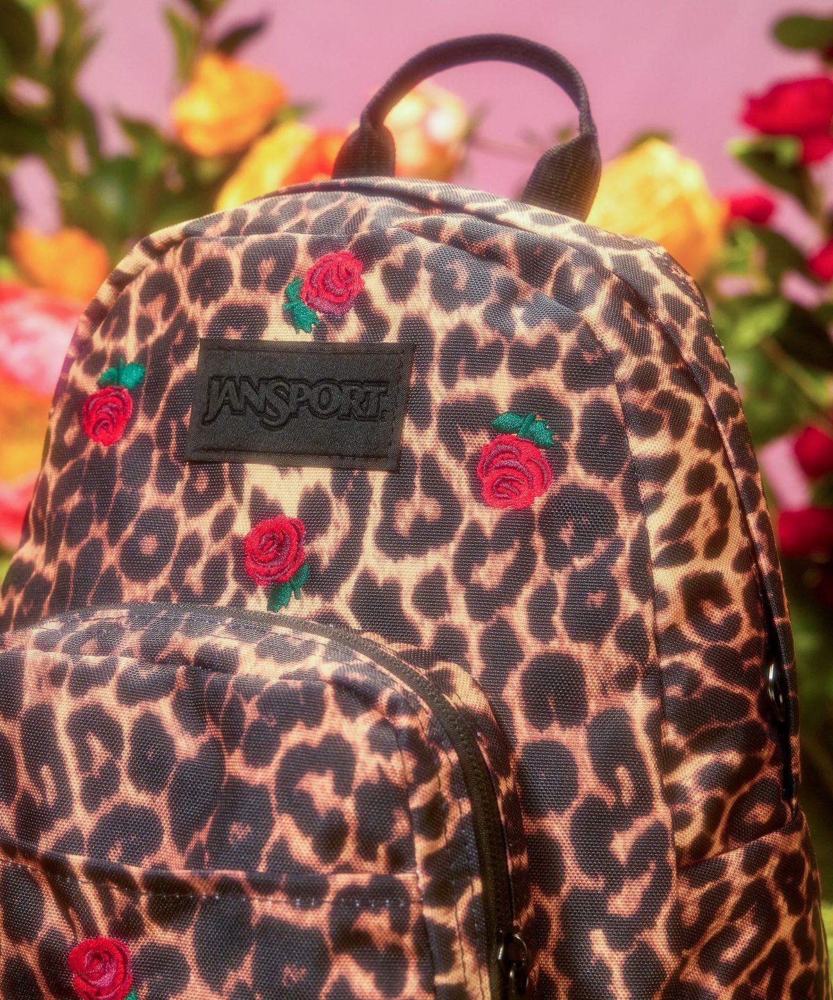 잔스포츠(JANSPORT) 하프파인트 FX LEOPARD ROSE