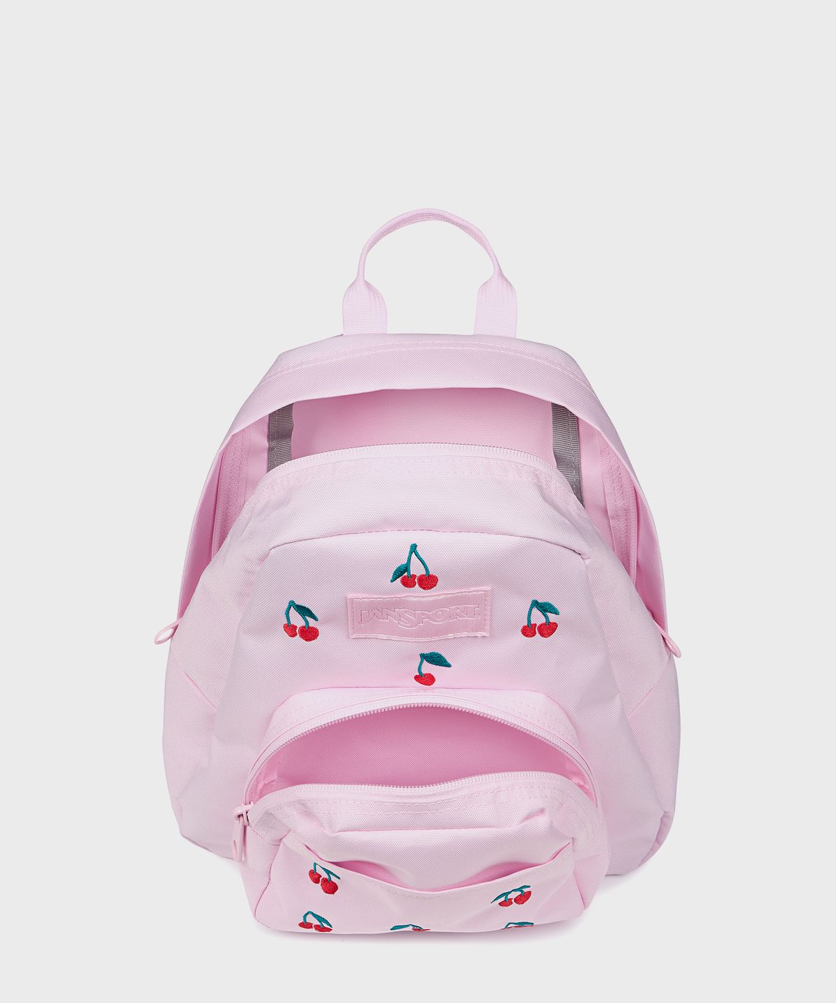 잔스포츠(JANSPORT) 하프파인트 FX PINK ICE CHERRY EMBROIDERY