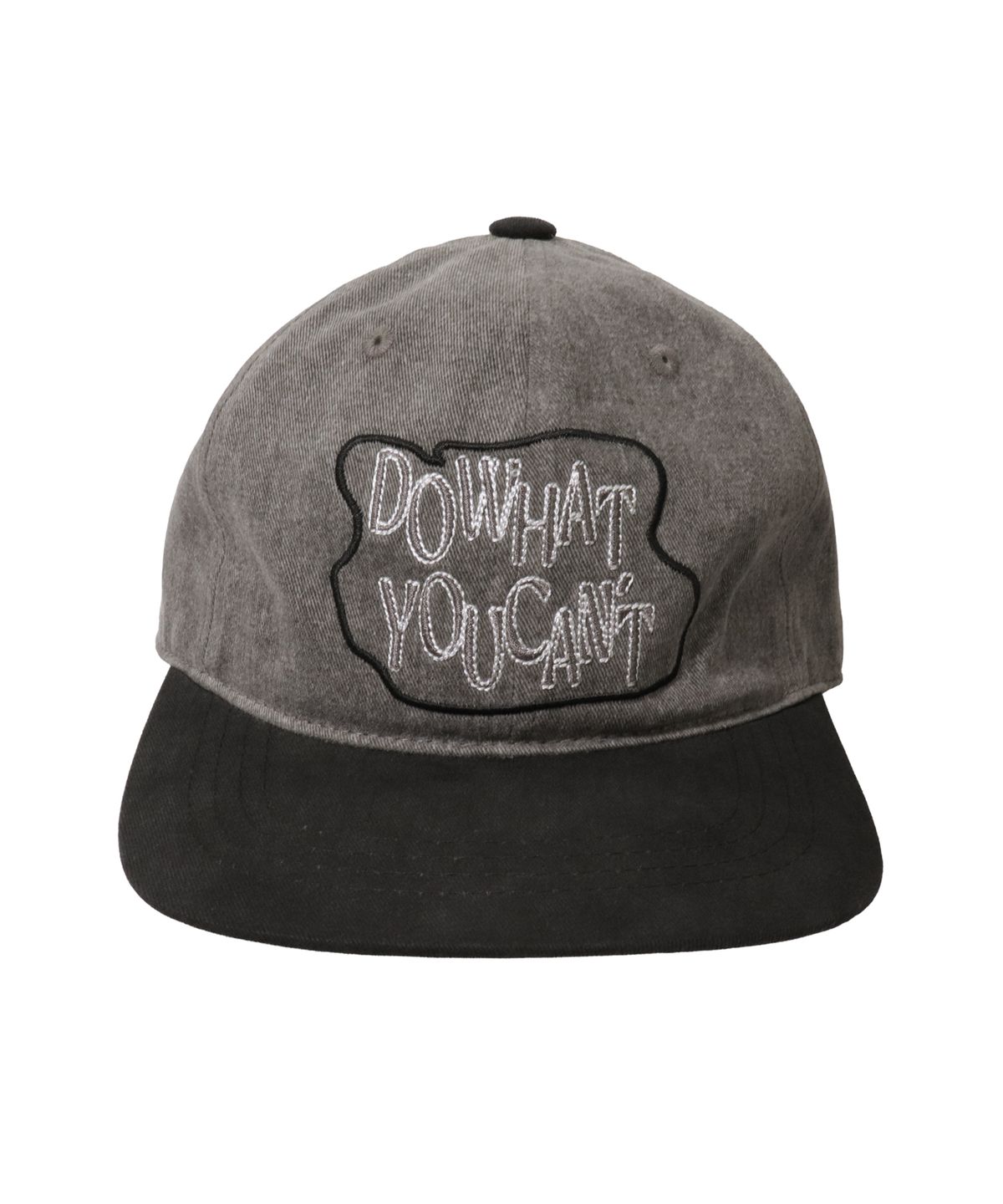 슬리피슬립(SLEEPYSLIP) FLAT DO WHAT YOU CANT CHARCOAL/BLACK CAP