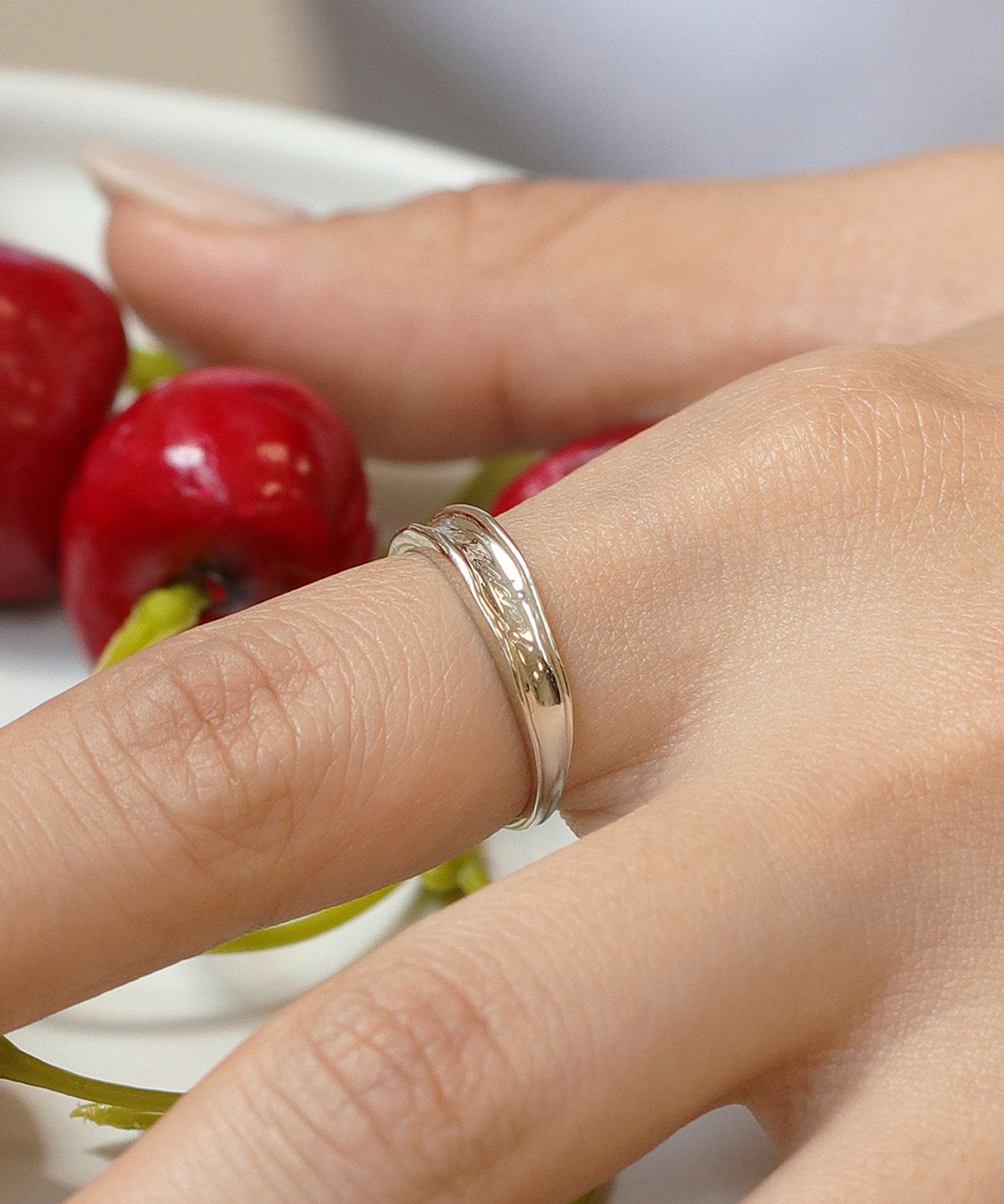 러비앤비(LOVEENB) [14K gold]  페인팅 크림 반지