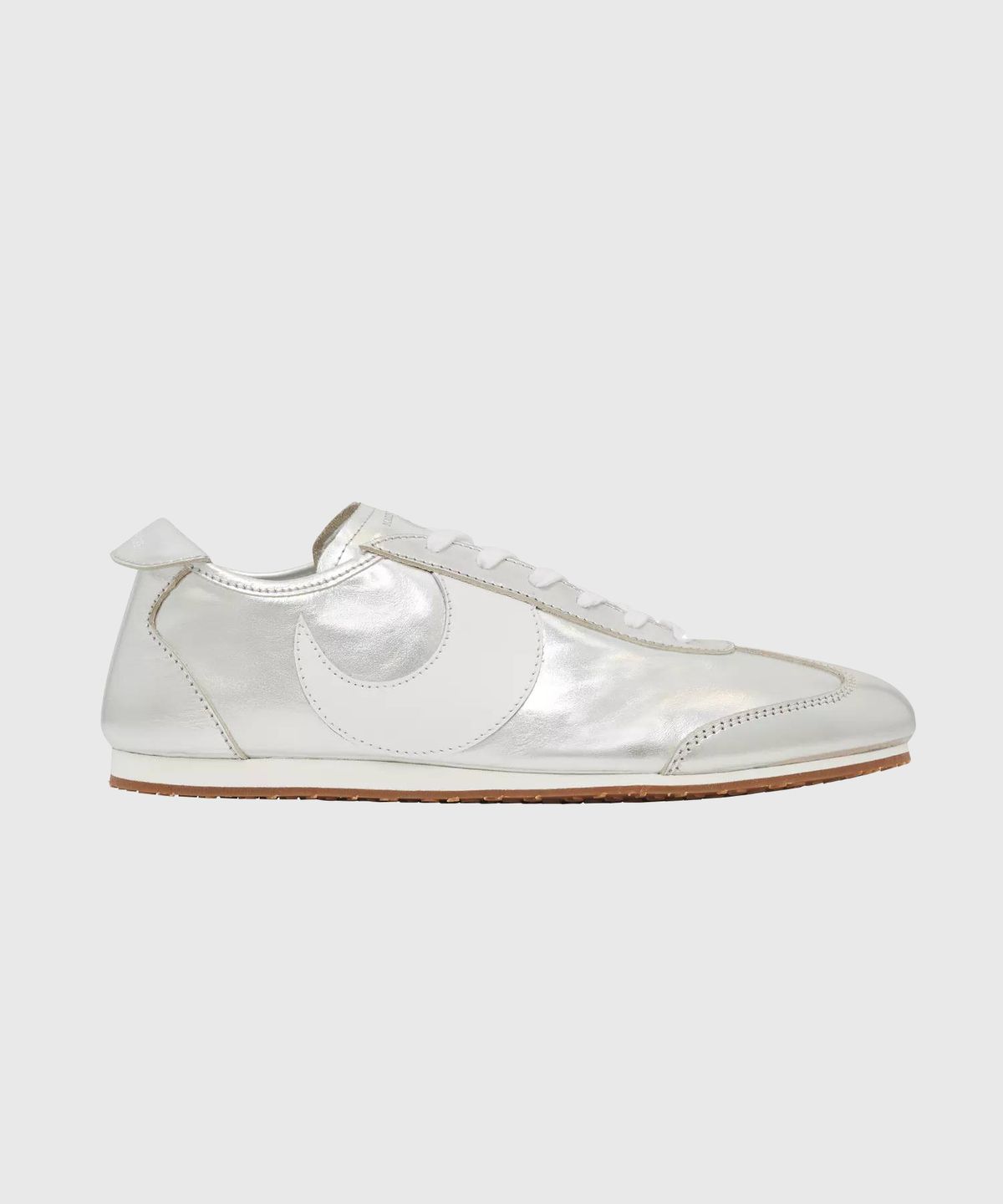 마린 세르(MARINE SERRE) (W) 메탈릭 레더 MS 아스트라 실버 METALLIC LEATHER MS ASTRA MT10 SILVER