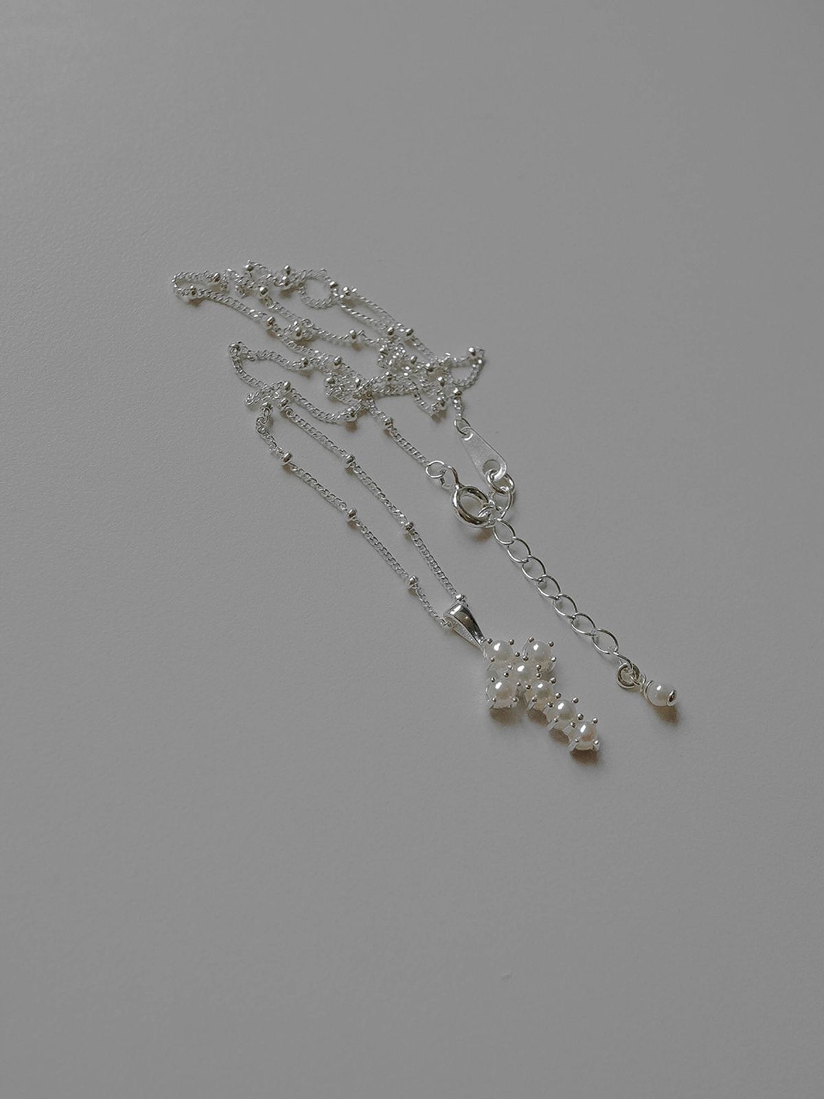 레트로핑거(RETROFINGER) silver925 Pearl Cross #SN215