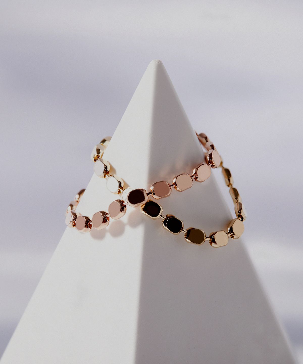 엘렌쥬얼리(HELENE JEWELRY) 14K 스위트 판볼 체인 반지