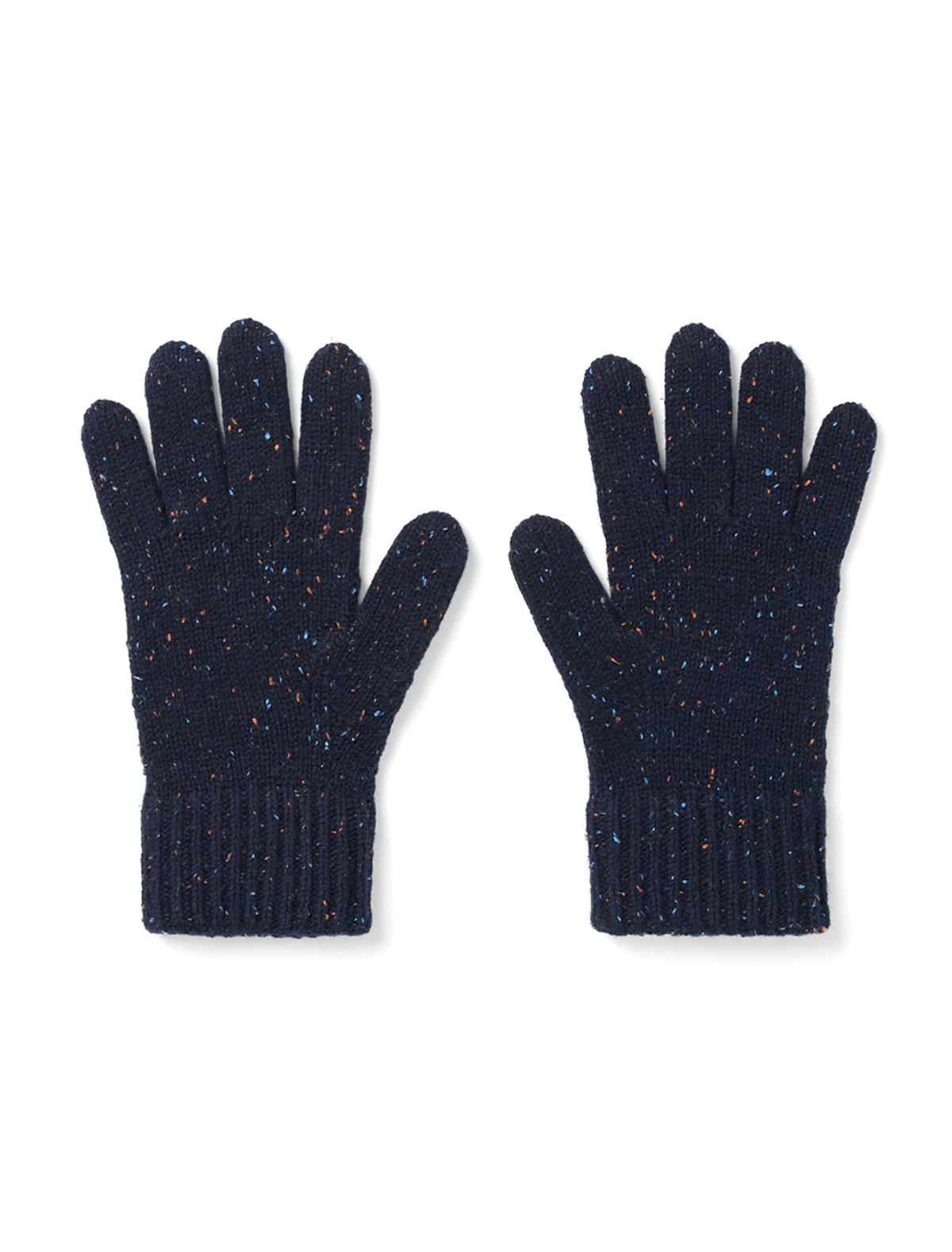 예스아이씨(YESEYESEE) Stripe Knit Gloves Navy