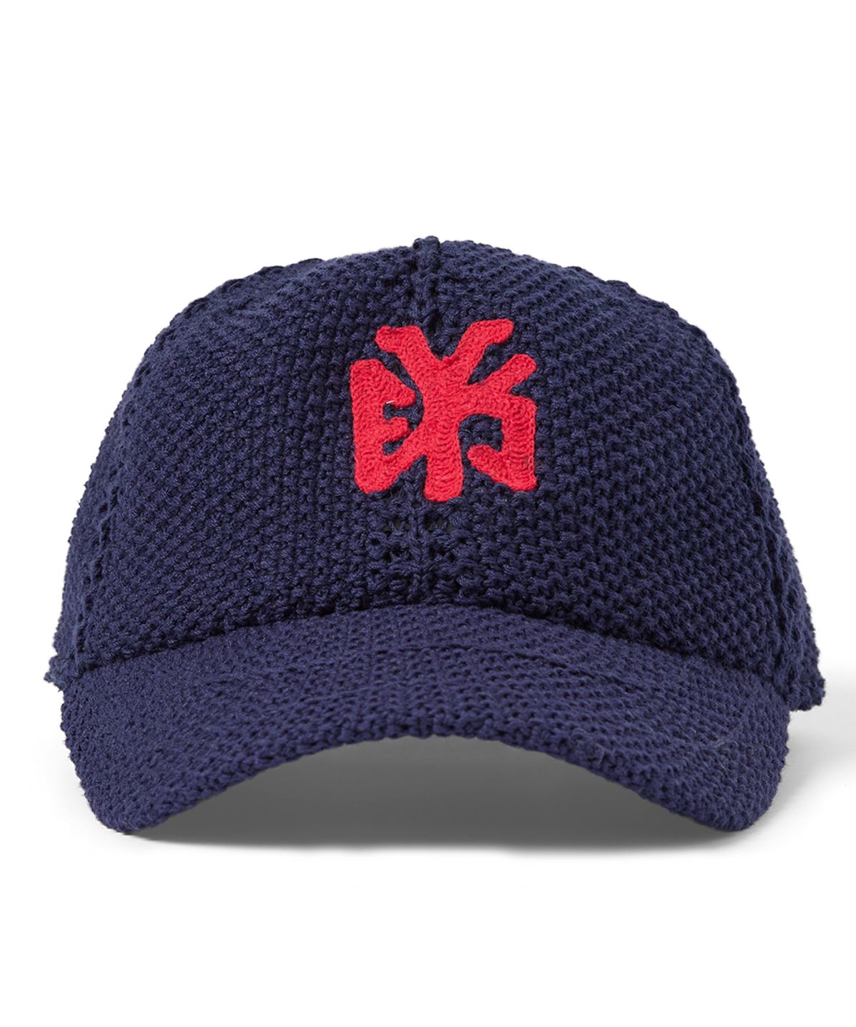 예스아이씨(YESEYESEE) Knit Baseball Cap Navy