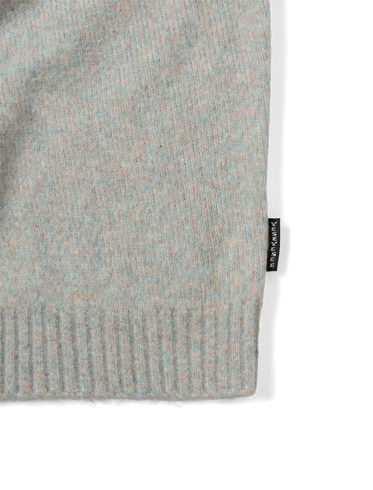 예스아이씨(YESEYESEE) Marble Pattern Logo Knit Pullover Multi