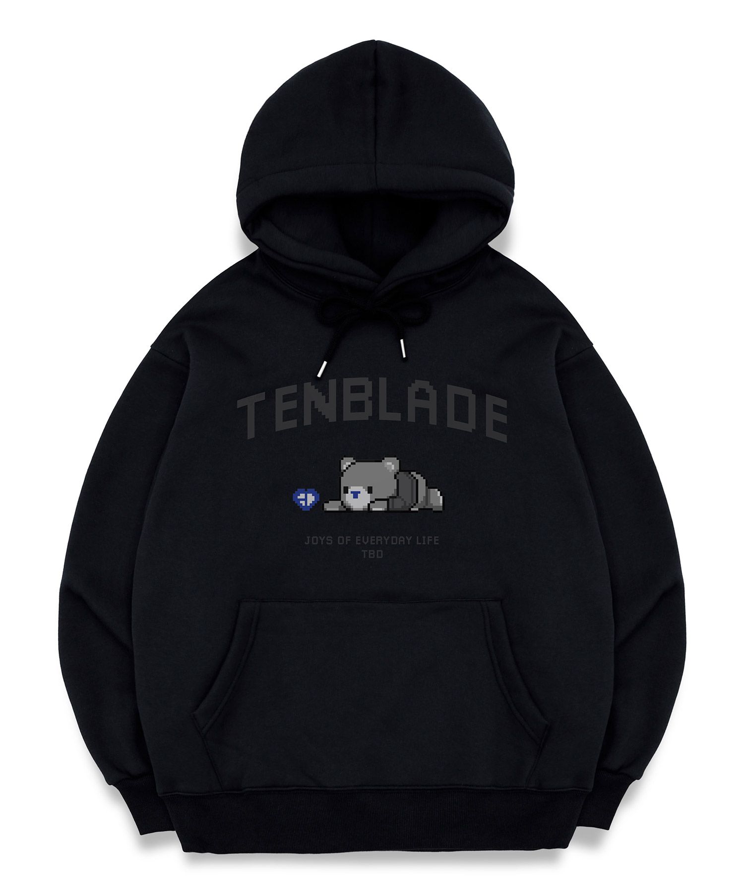 MUSINSA公式 | TENBLADE レイジピクセルベアフードパーカー（4カラー）