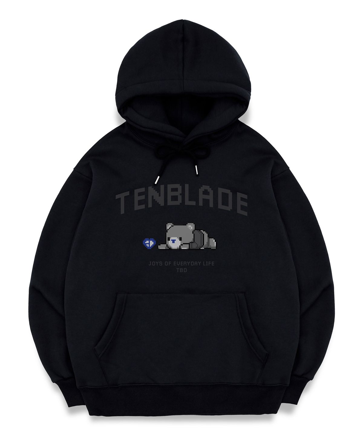 텐블레이드(TENBLADE) 레이지 픽셀 베어 후드티 (4컬러)