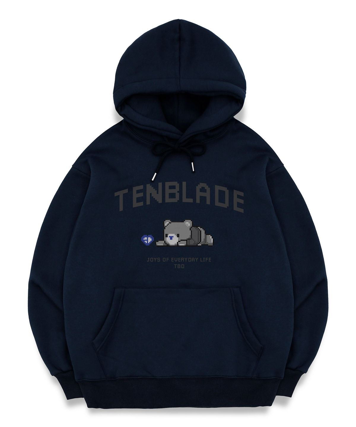 텐블레이드(TENBLADE) 레이지 픽셀 베어 후드티 (4컬러)