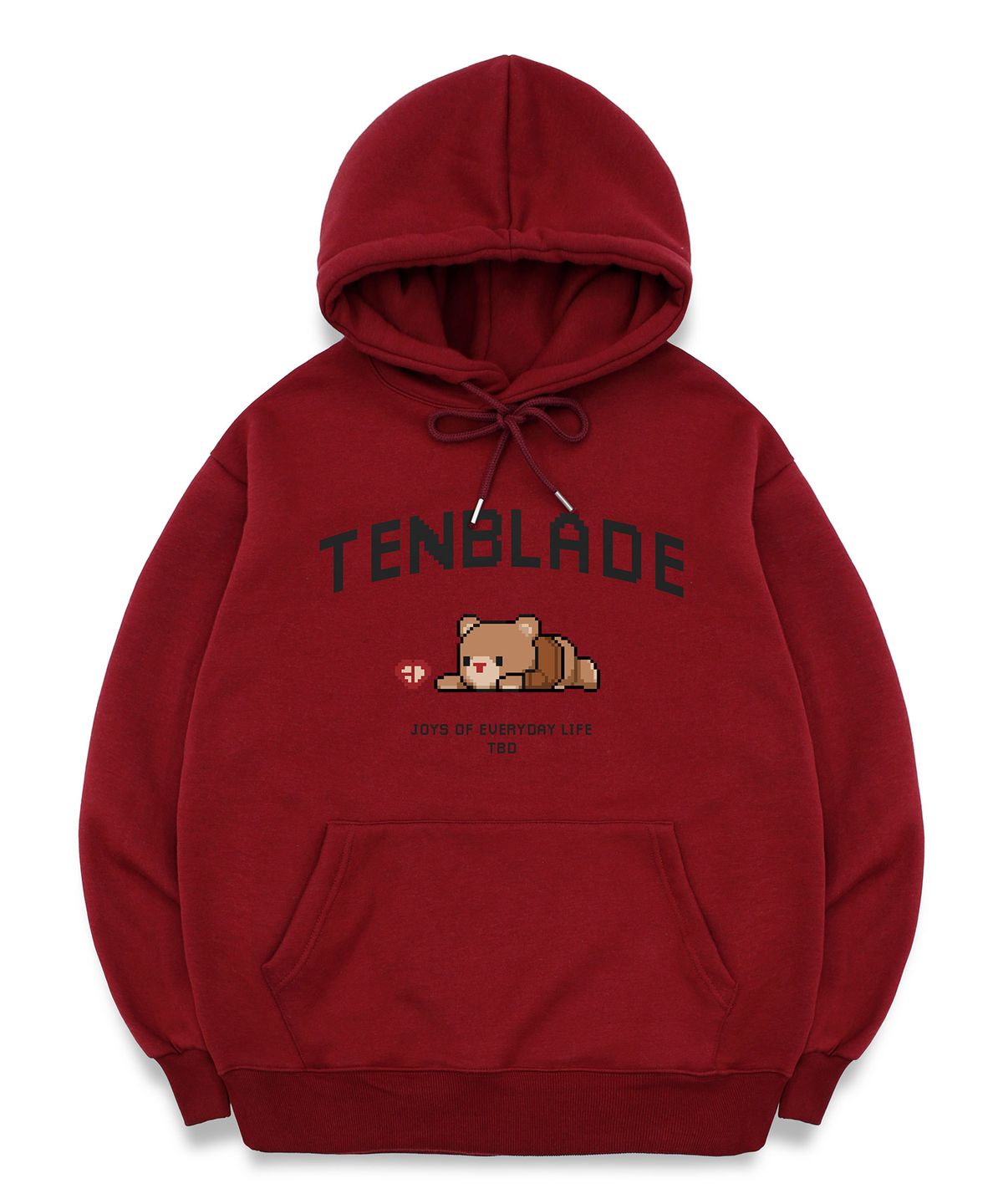 텐블레이드(TENBLADE) 레이지 픽셀 베어 후드티 (4컬러)