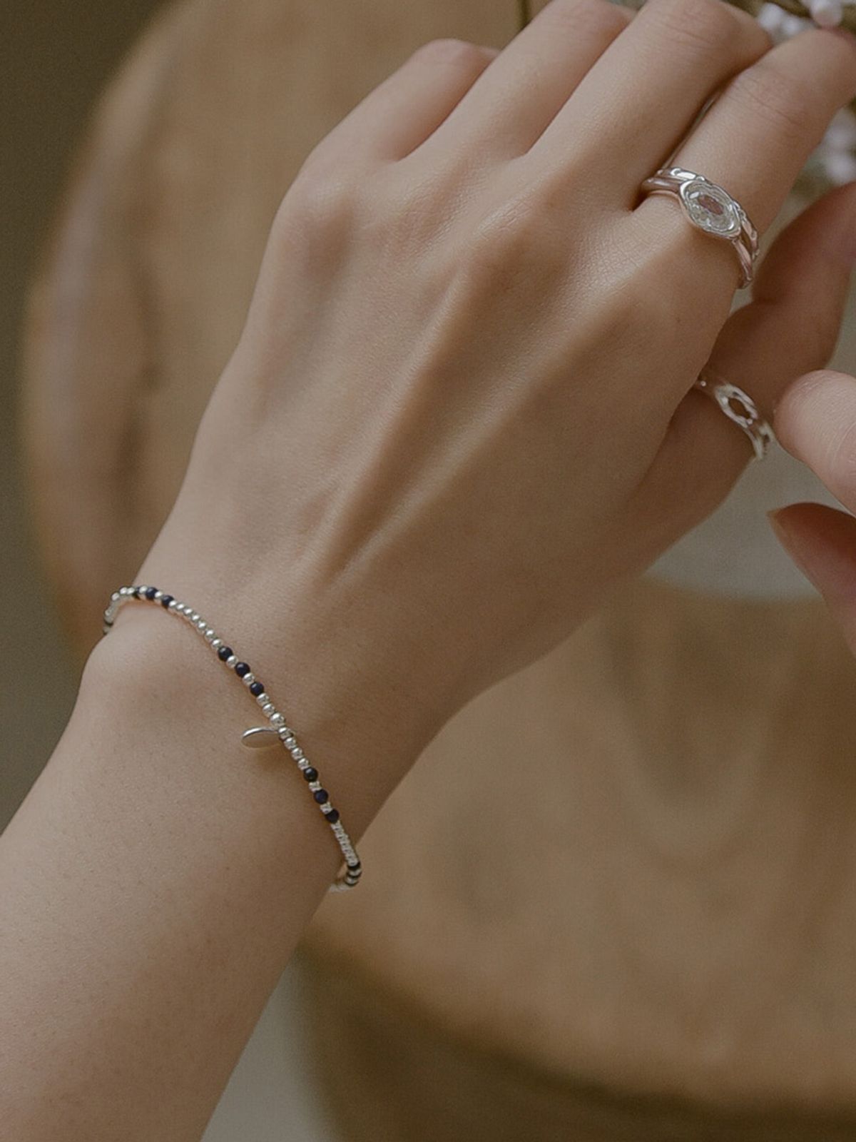 레트로핑거(RETROFINGER) silver925 Lapis Band #SB380