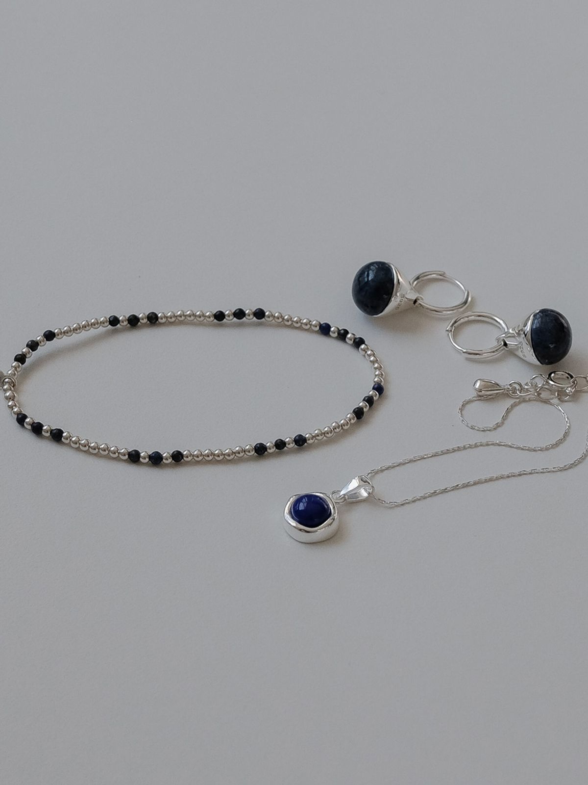 레트로핑거(RETROFINGER) silver925 Lapis Band #SB380