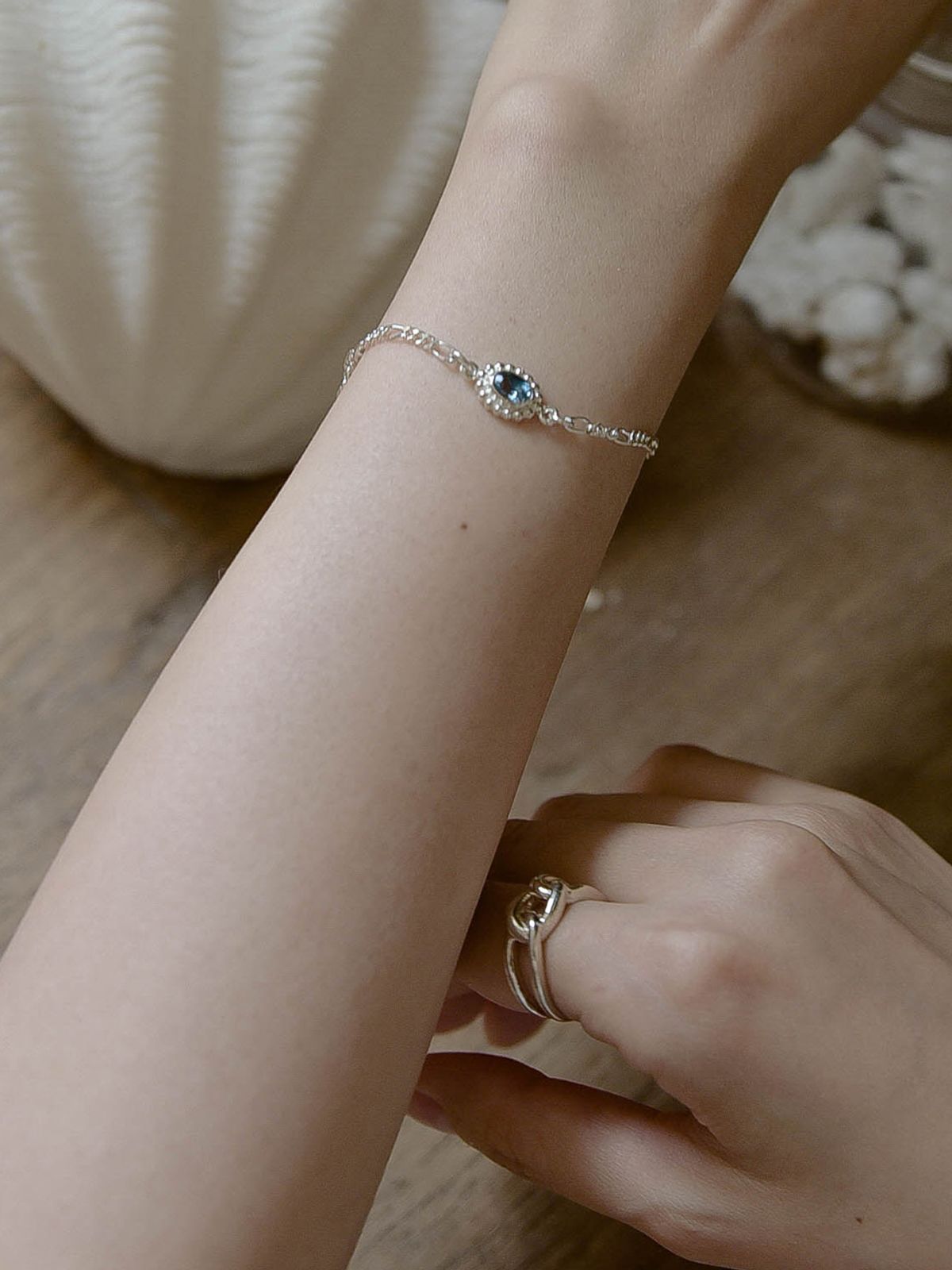 레트로핑거(RETROFINGER) silver925 Blossom (Birthstone Custom) #SB375