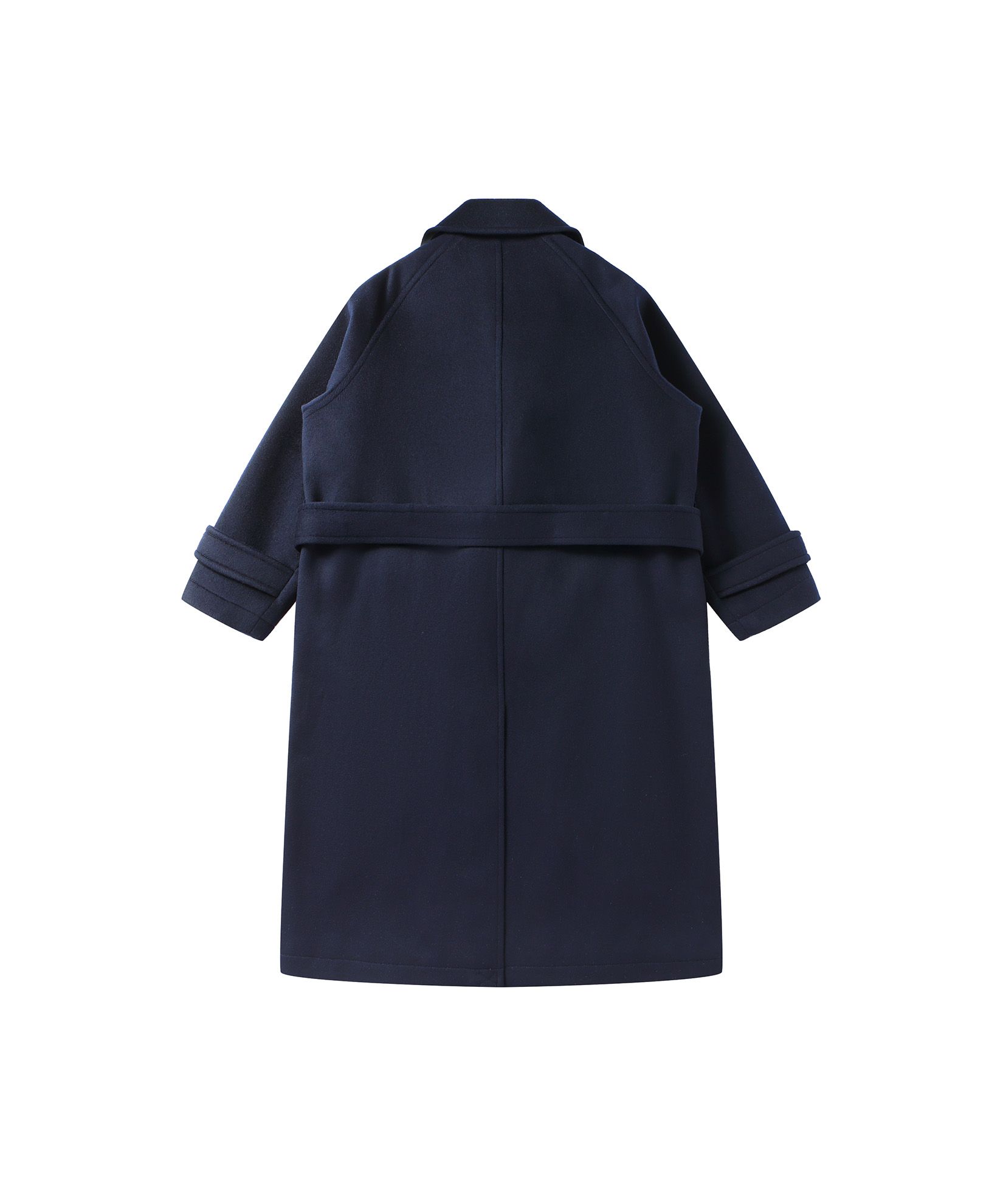 MUSINSA公式 | SOLEW ルーズフィットダブルブレストコート_ネイビー