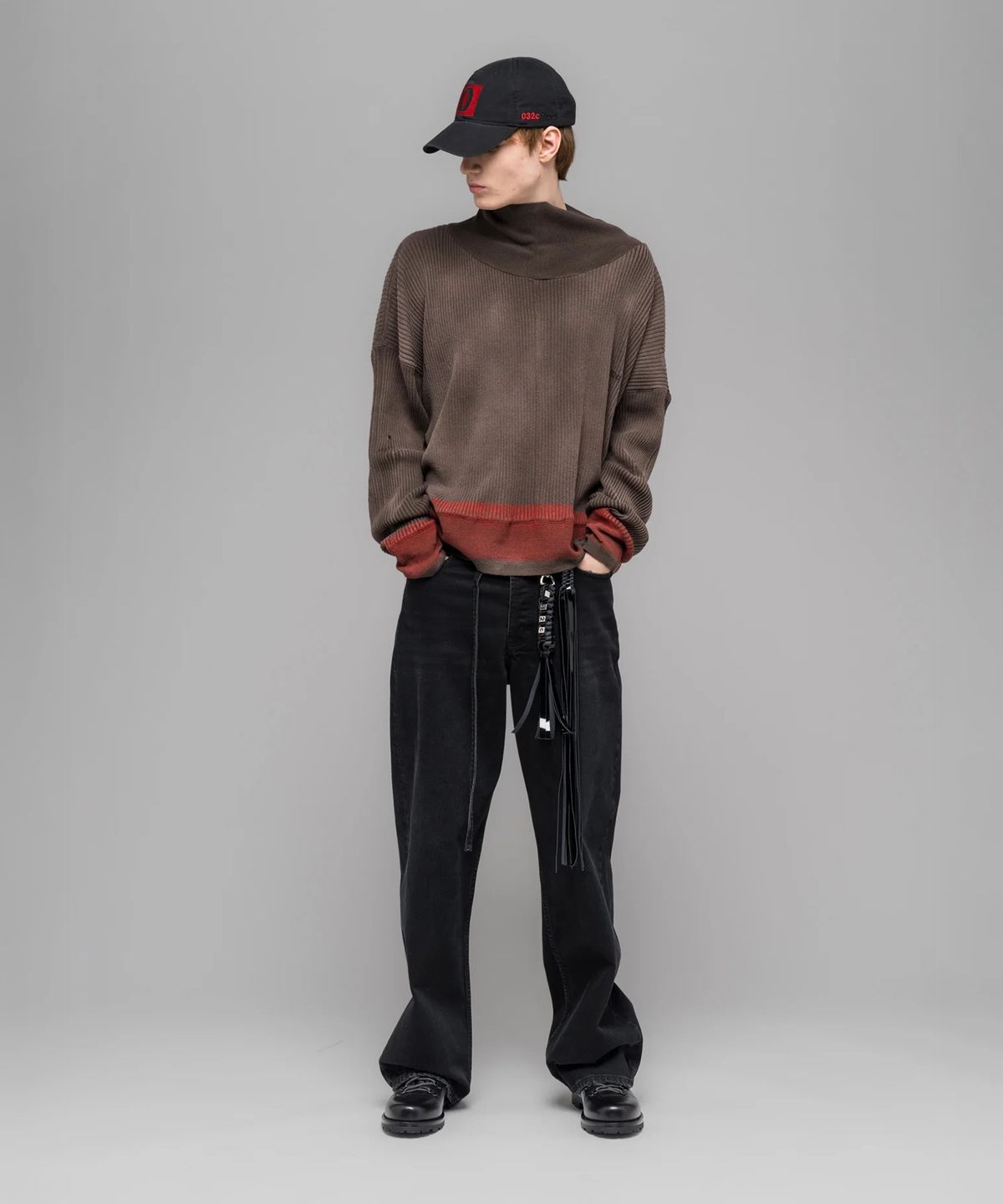 032씨(032C) (U) 트레일러 니트 터틀넥 FADED BROWN TRAILER KNIT TURTLENECK FADED BROWN