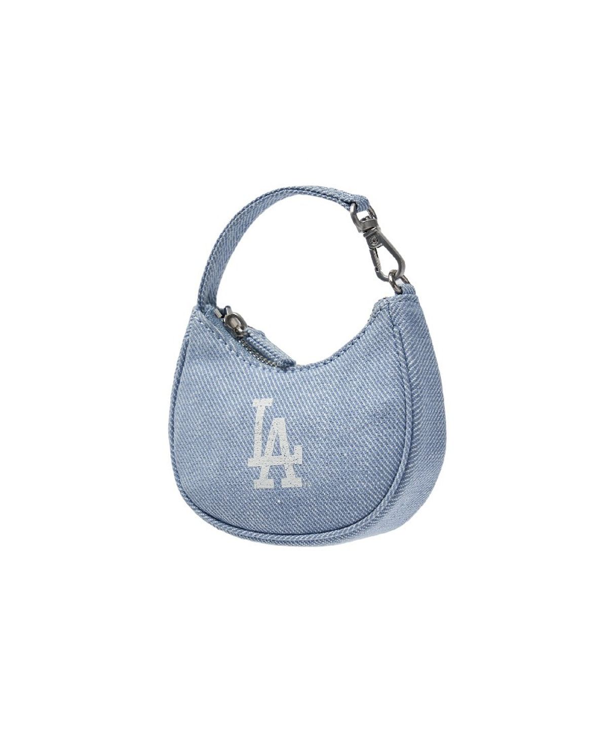 엠엘비(MLB) 베이직 데님 미니백 키링 LA (L.SKY BLUE)