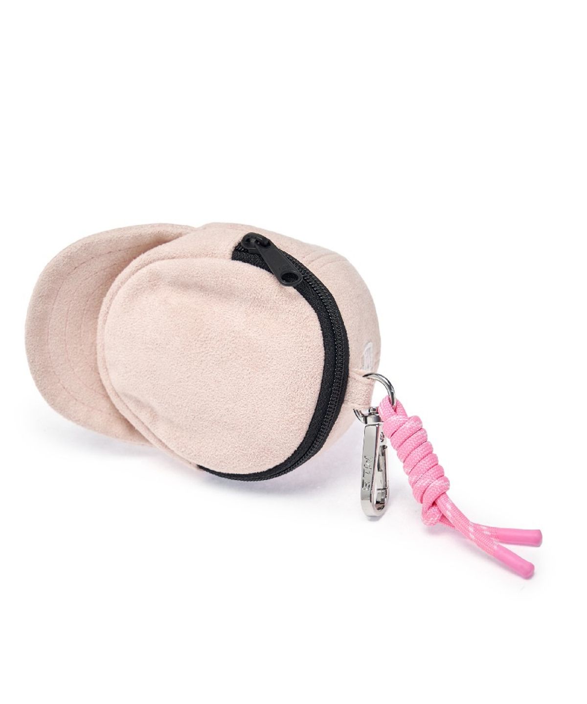 엠엘비(MLB) 베이직 스웨이드 볼캡 파우치 키링 BOS (Pink)