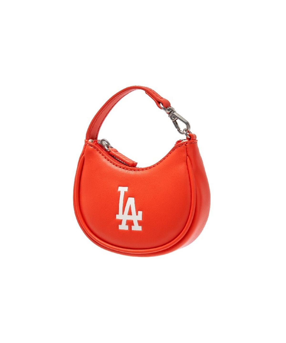 엠엘비(MLB) 베이직 엠보 로고 미니백 키링 LA (Red)