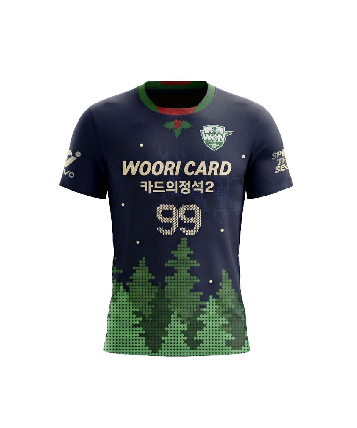 서울 우리카드 우리WON(WOORI CARD VOLLEYBALL CLUB) WOORI X MUSINSA_레플리카 X-MAS 유니폼