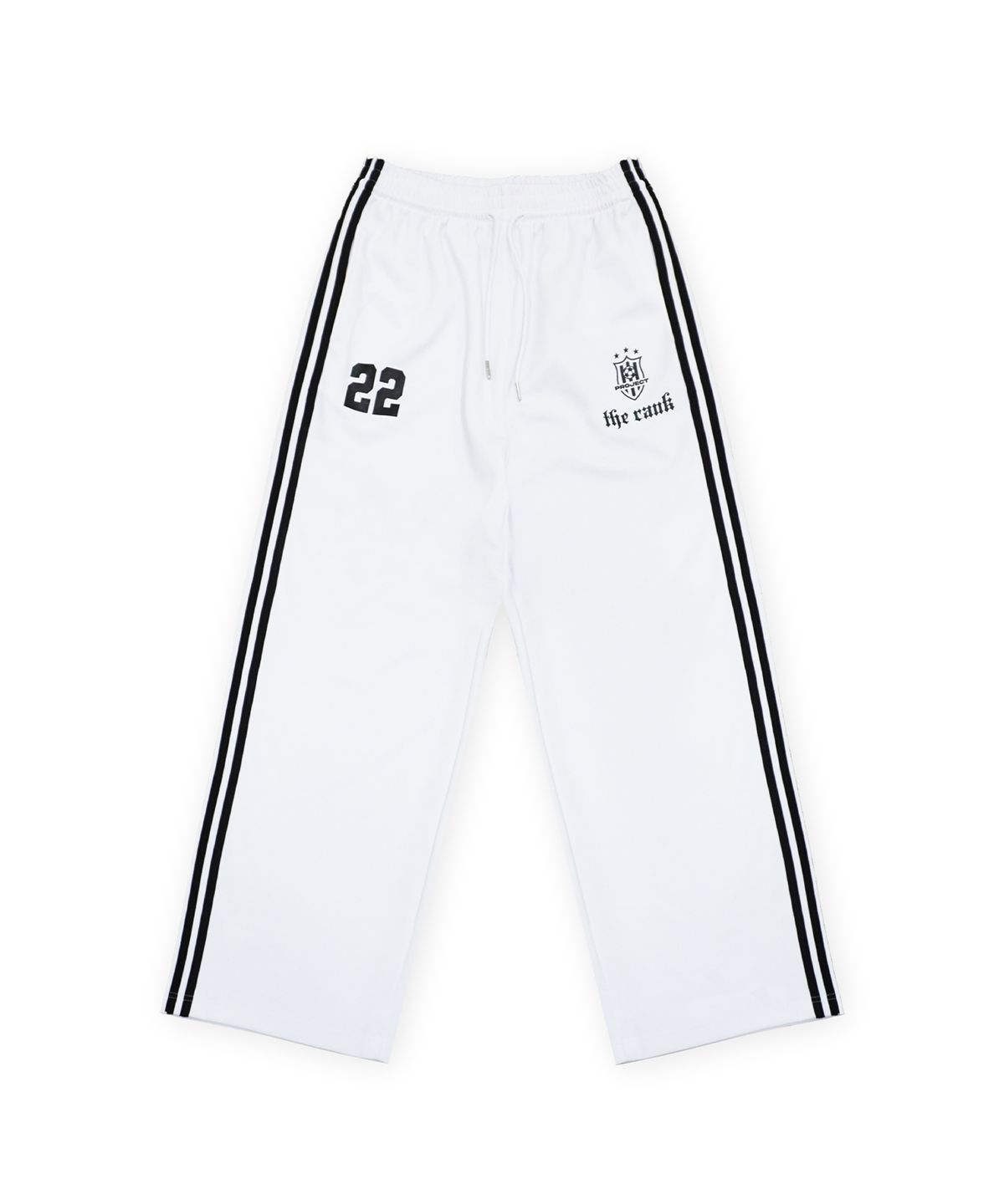 더랭크(THERANK) DIVISION TEAMCODE TRACK PANTS [WHITE]