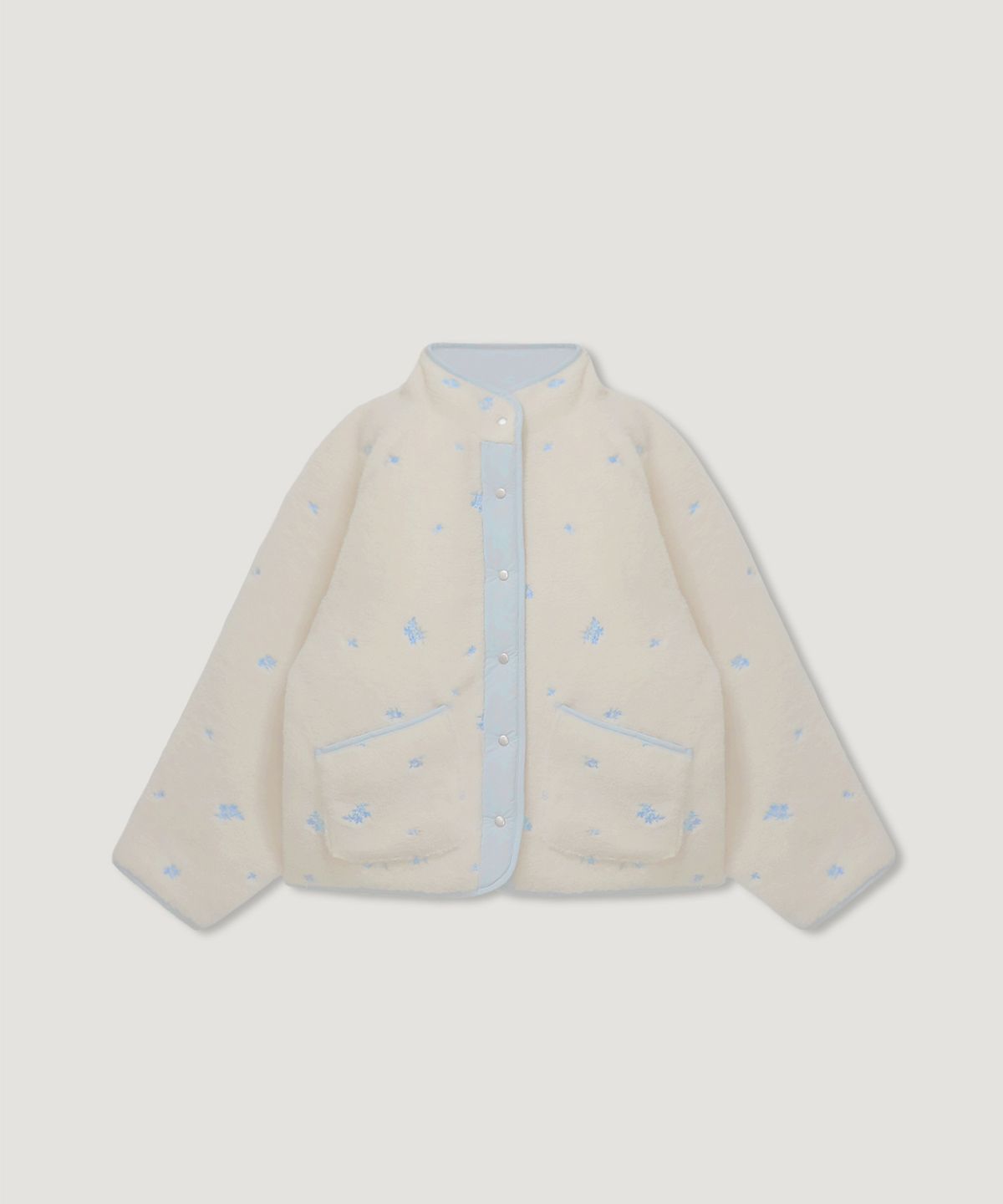 디애니(THE ANY) Floral Fleece Jumper