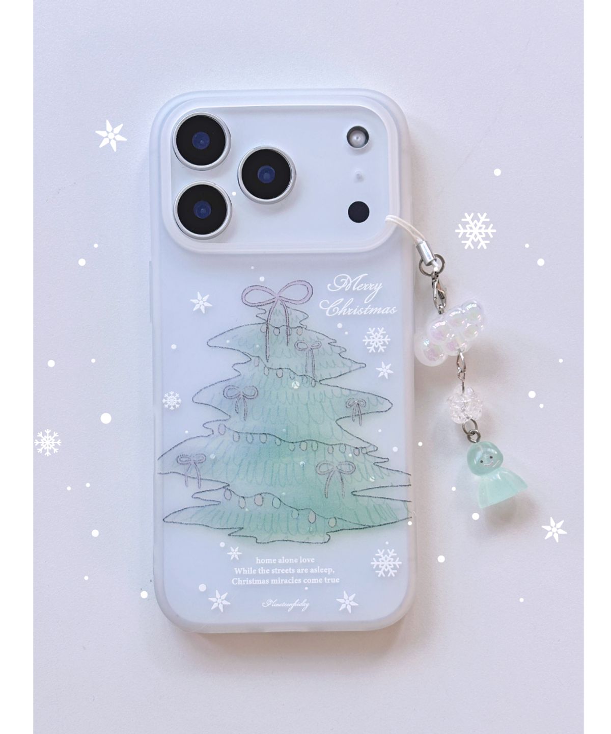 나인틴프라이데이(nineteenfriday) [+갤럭시] Winter Lettering Tree 무광 케이스