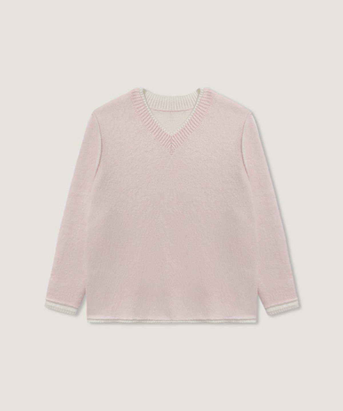 디애니(THE ANY) Even Layered V-neck Knit