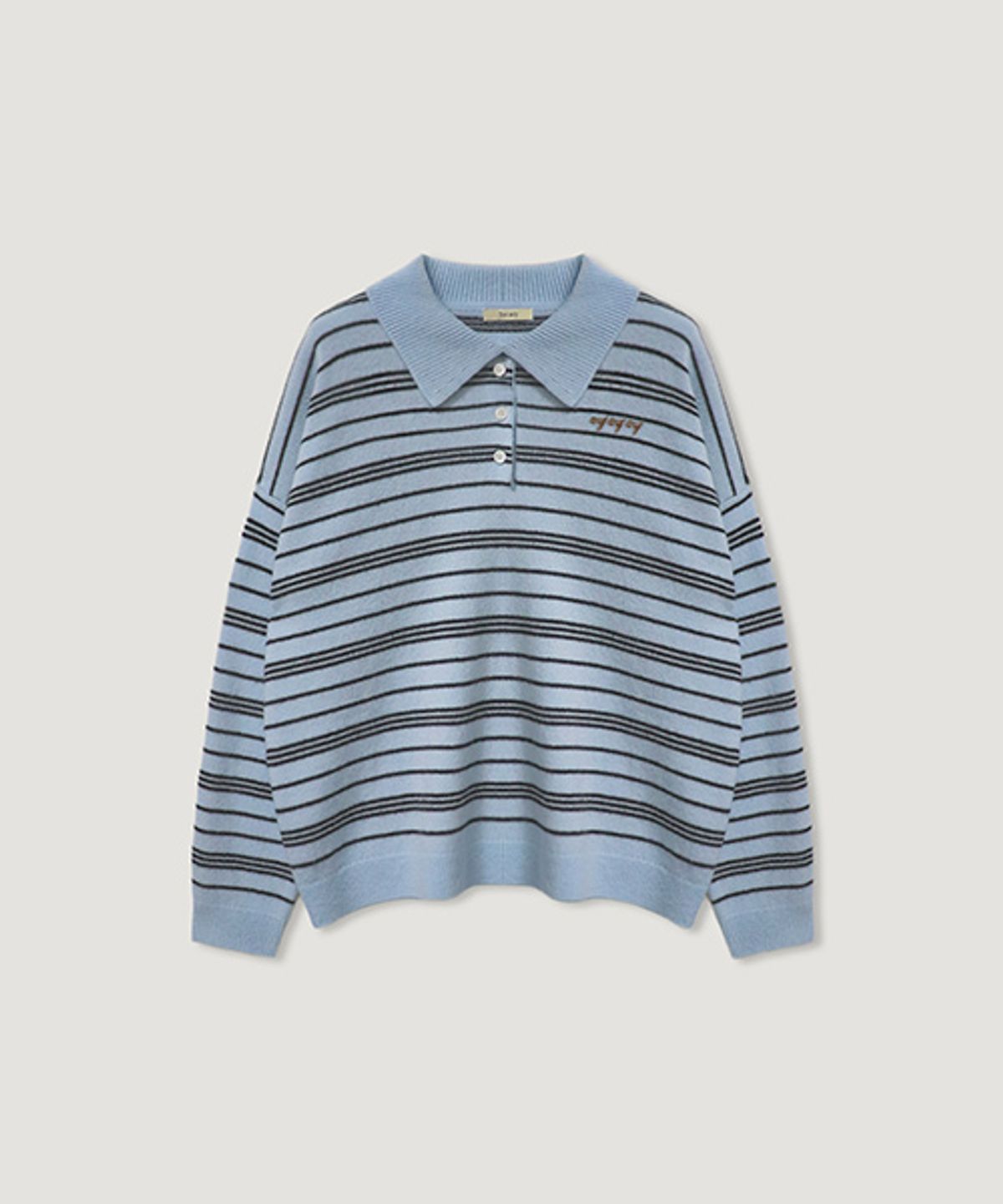 디애니(THE ANY) Loppy Stripe Knit