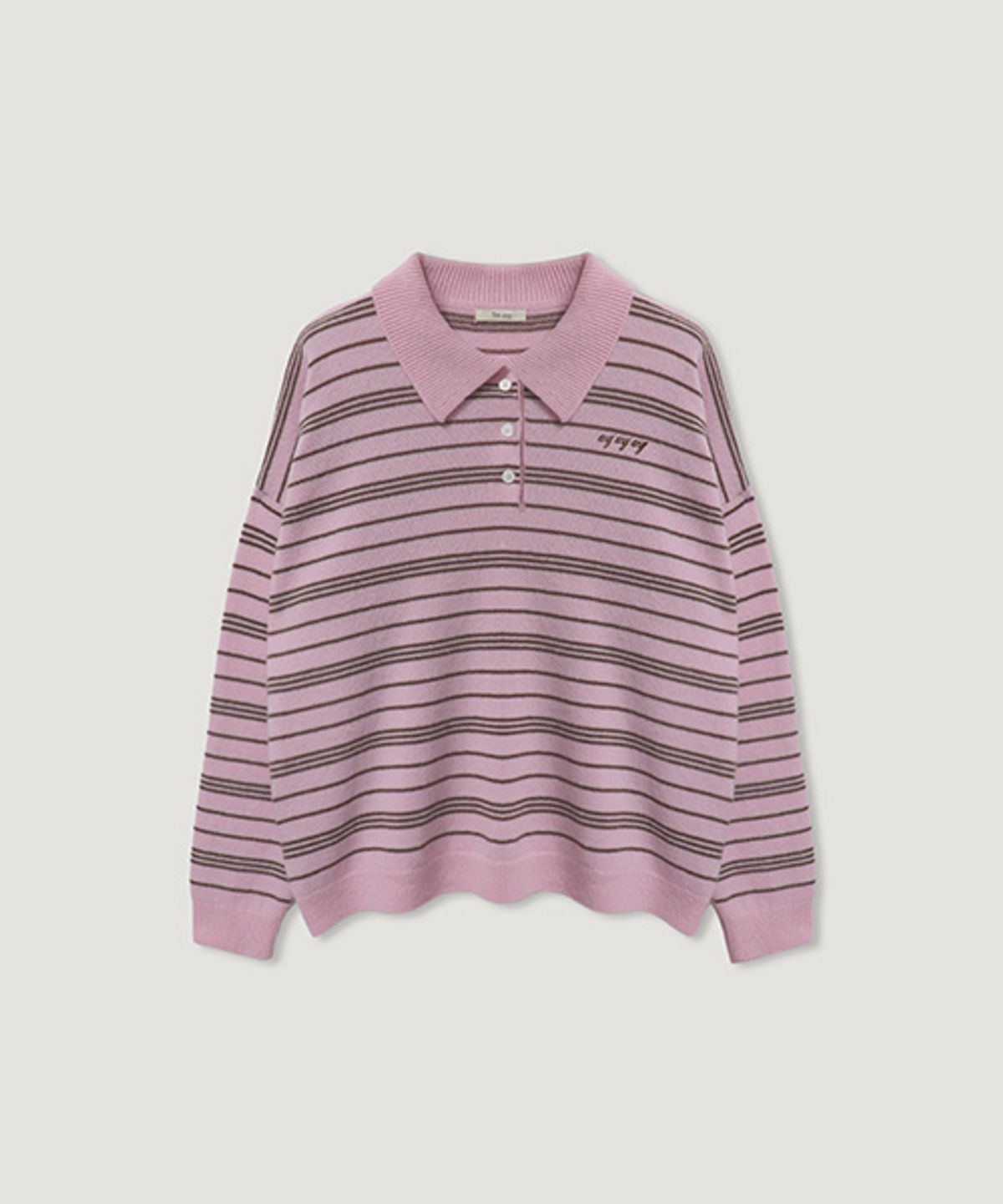 디애니(THE ANY) Loppy Stripe Knit
