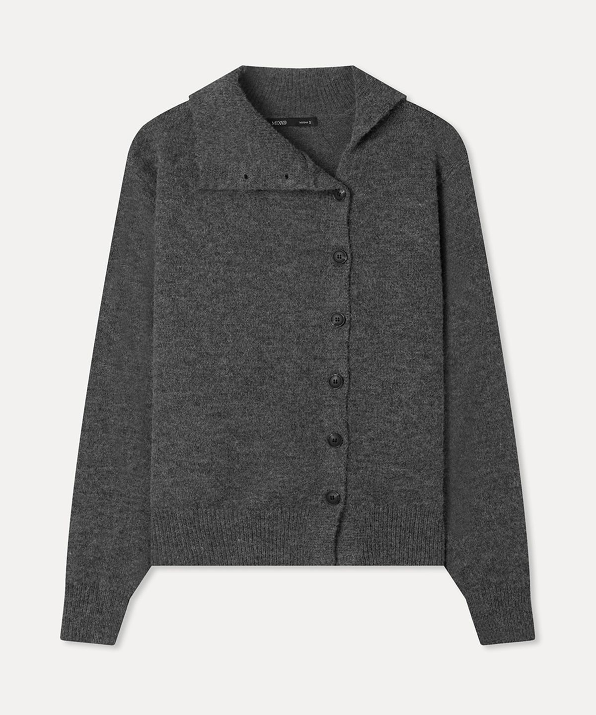 미쏘(MIXXO) 변형넥 언발란스 가디건 RE CKFV1SS_MIWCKG12QT