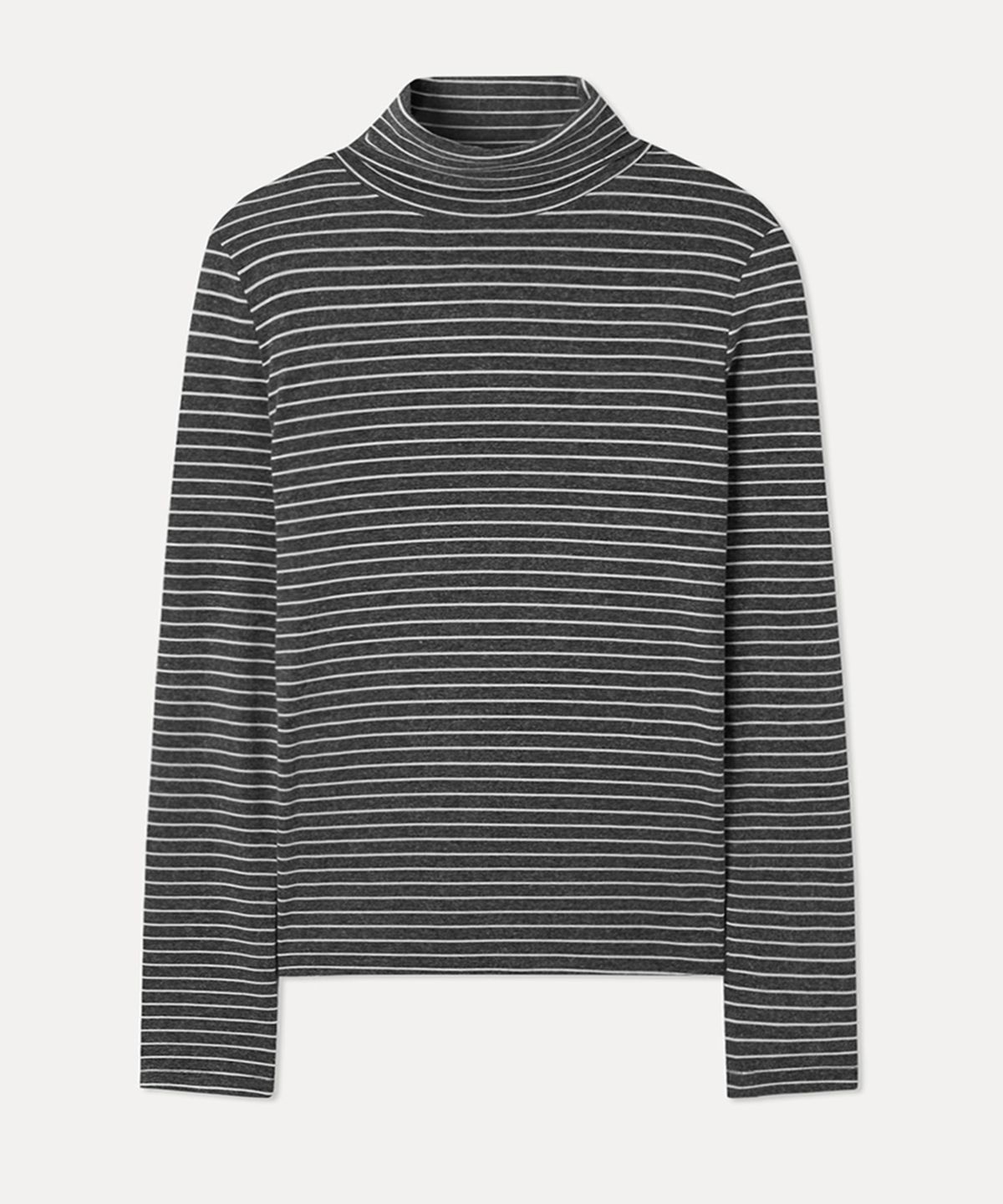 미쏘(MIXXO) 울 스트라이프 목폴라 티셔츠 RE LWFV10A_MIWLWG11QA
