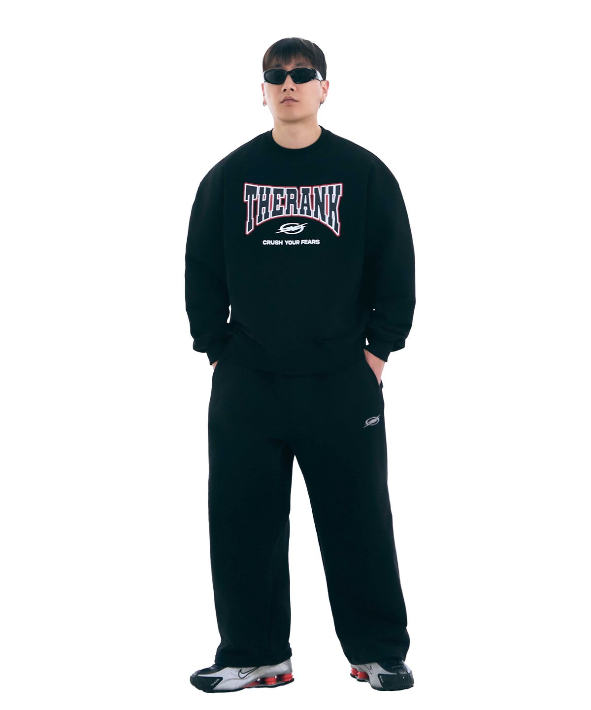 더랭크(THERANK) FEARS HEAVYWEIGHT SWEATSHIRT [BLACK]