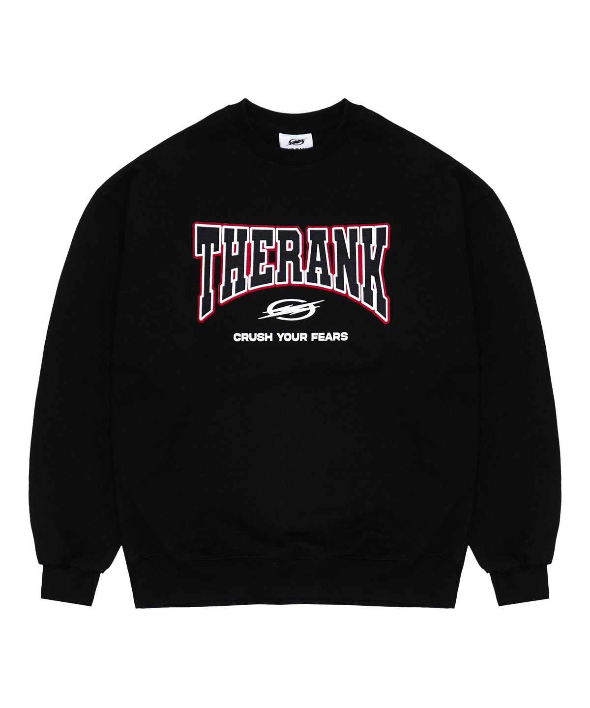더랭크(THERANK) FEARS HEAVYWEIGHT SWEATSHIRT [BLACK]