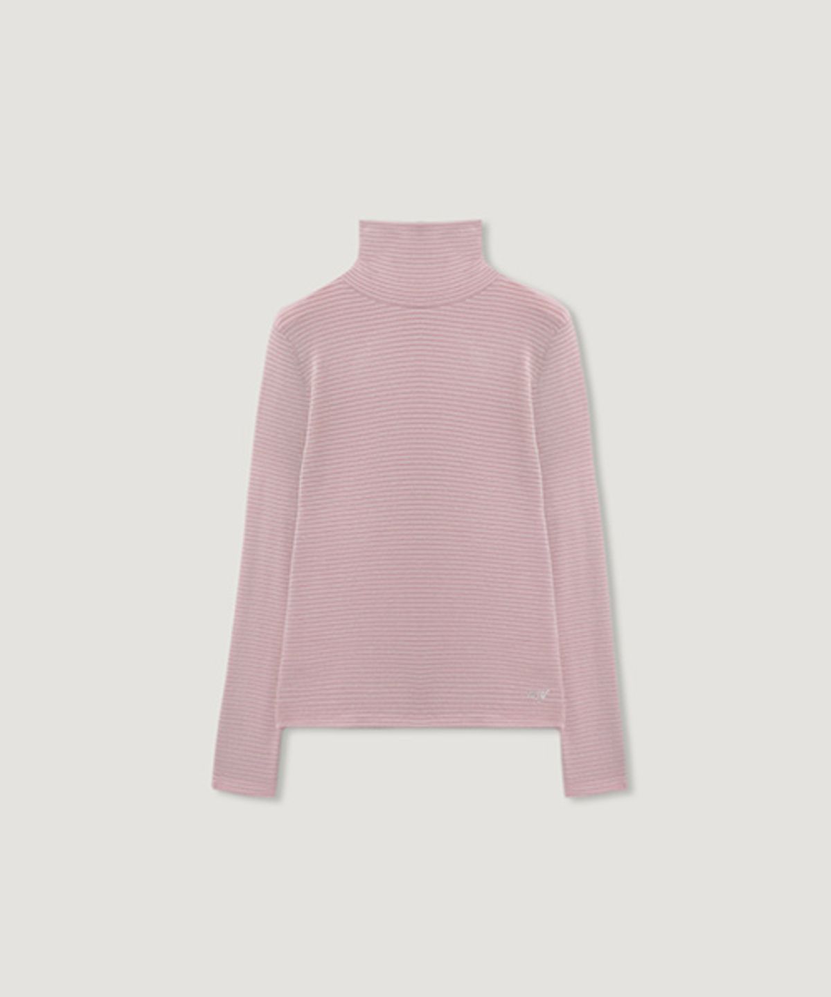 디애니(THE ANY) Molly Stripe Turtle Neck Top