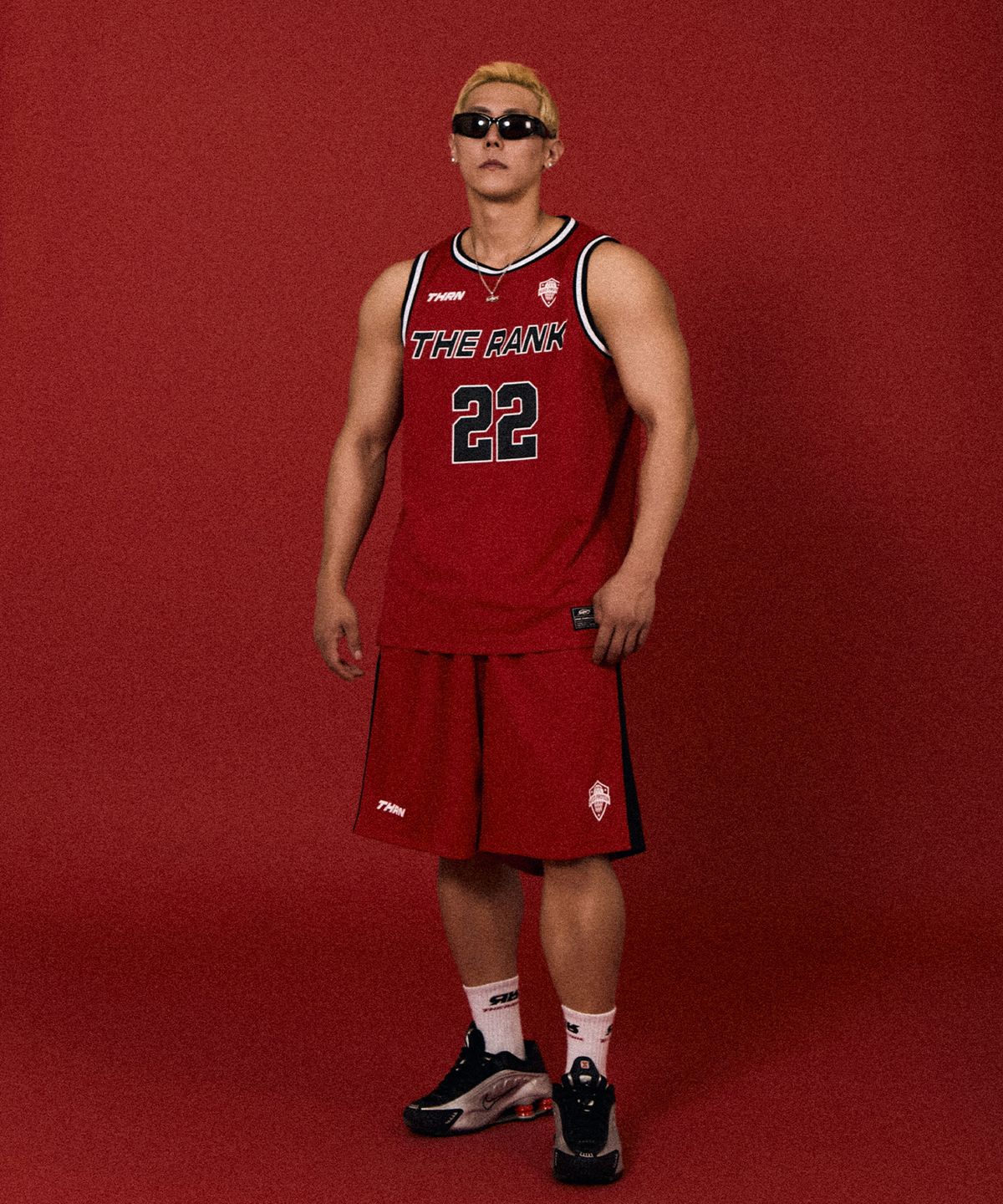 더랭크(THERANK) FORCEFIELD TIPOFF MESH JERSEY [RED]