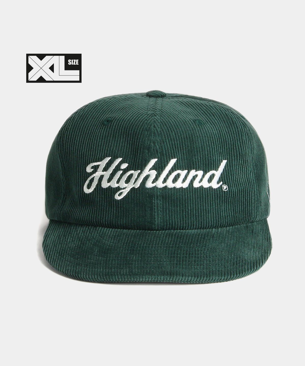 플래토(PLATEAU) 빅사이즈 코듀로이캡 XL HIGH CODU CAP DARK GREEN