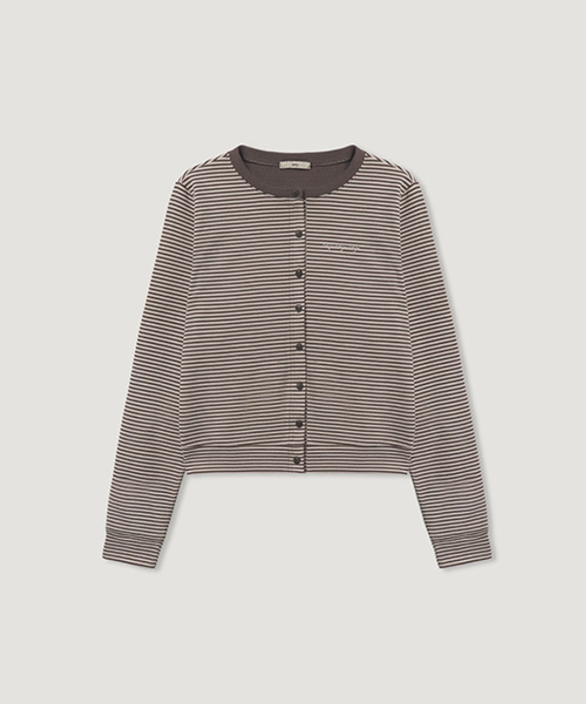 디애니(THE ANY) Sweety Stripe Cardigan