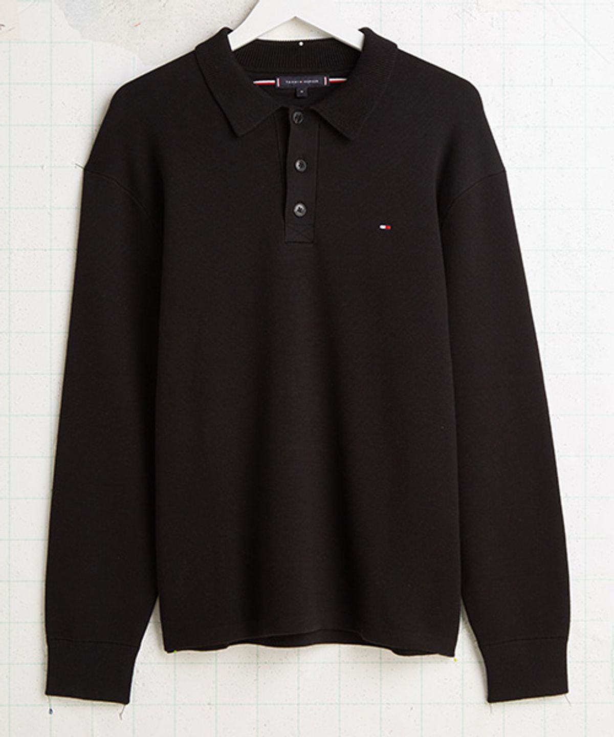 타미힐피거(TOMMY HILFIGER) 풀 밀라노 롱 슬리브 폴로 (T12G0KPN060MT1BDS)