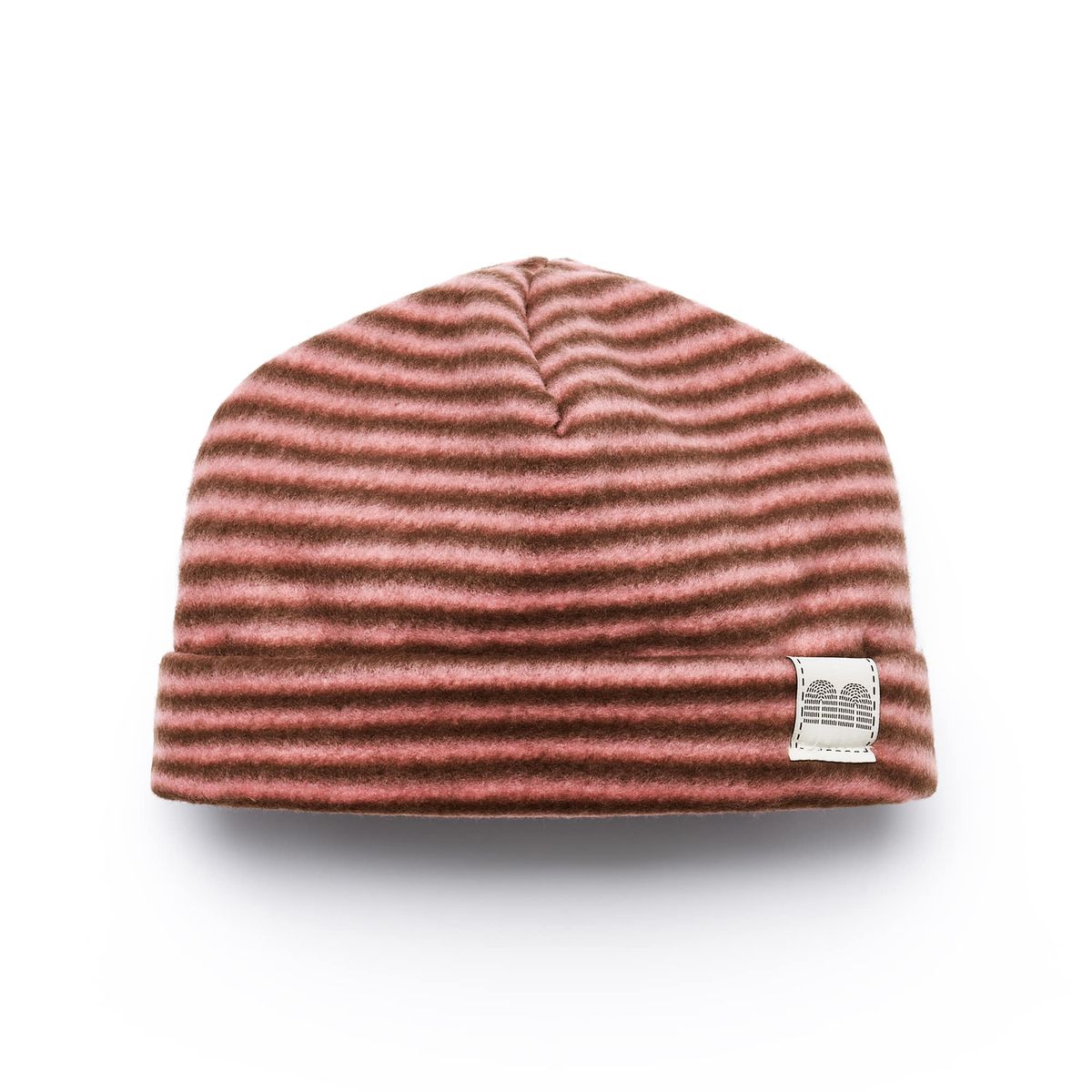 낫뉴(NOT NEW) nn Label Pattern Beanie Pink