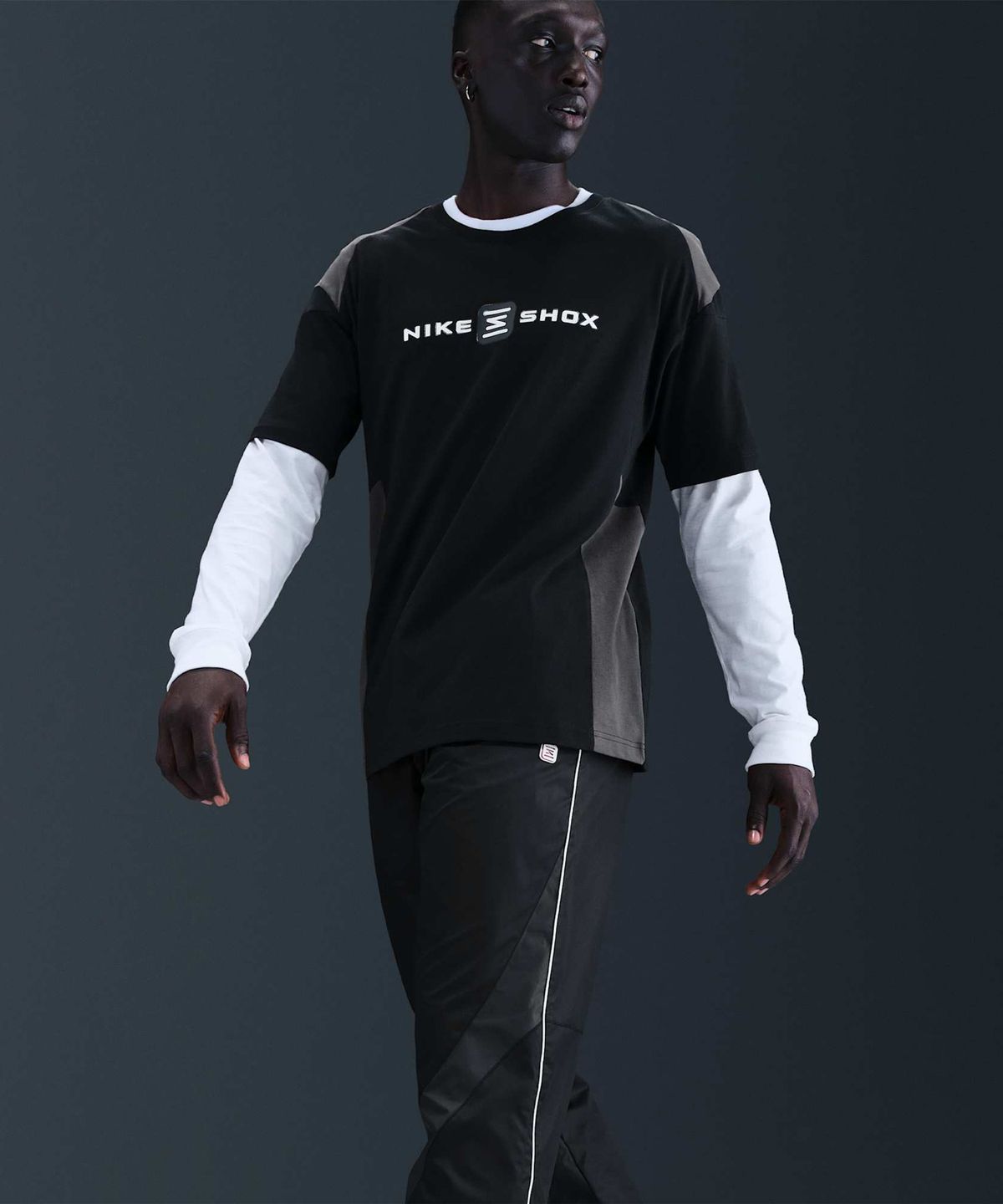 나이키(NIKE) 스포츠웨어 샥스 우븐 팬츠 M - 블랙:앤트러사이트:화이트 / IH0653-010