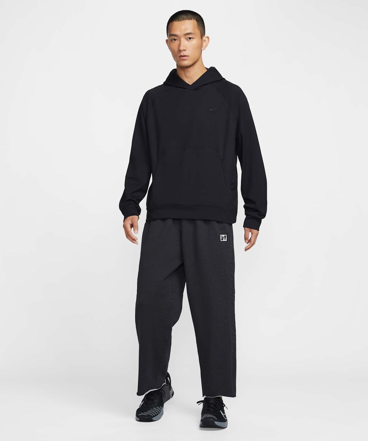 나이키(NIKE) 프라이머리 나노니트 드라이 핏 UV 차단 풀오버 퍼포먼스 후디 M - 블랙 / II1305-010