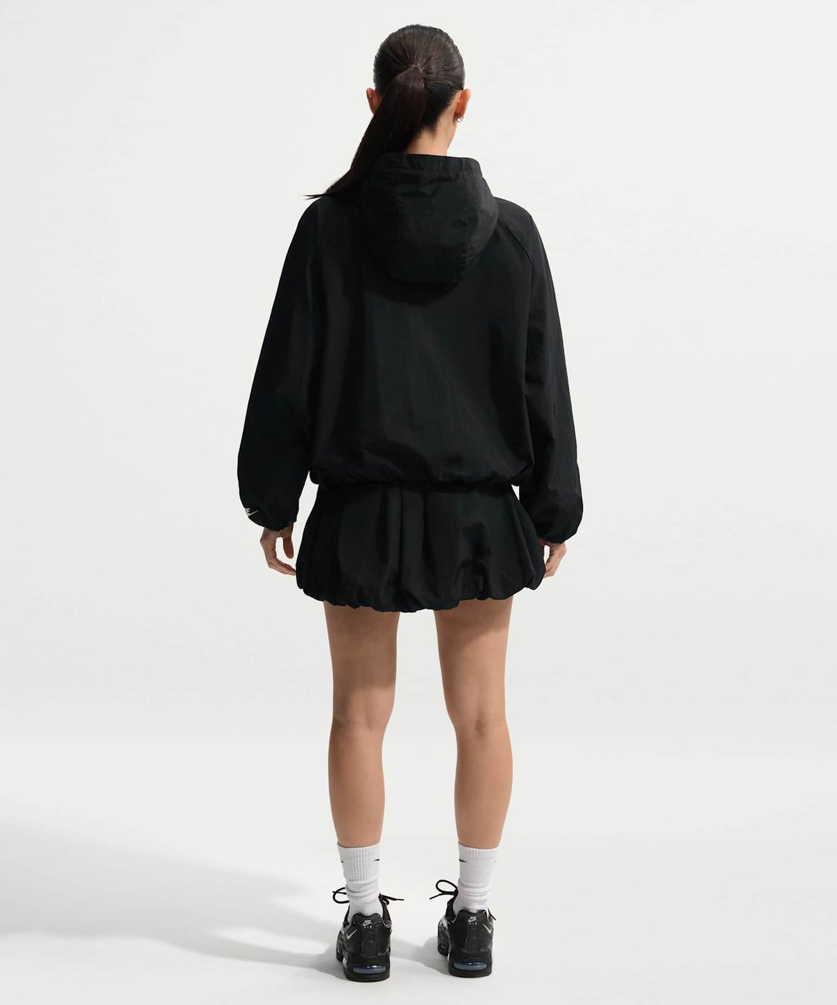 나이키(NIKE) 스포츠웨어 오버사이즈 후드 재킷 W - 블랙:초크 / IQ0057-010