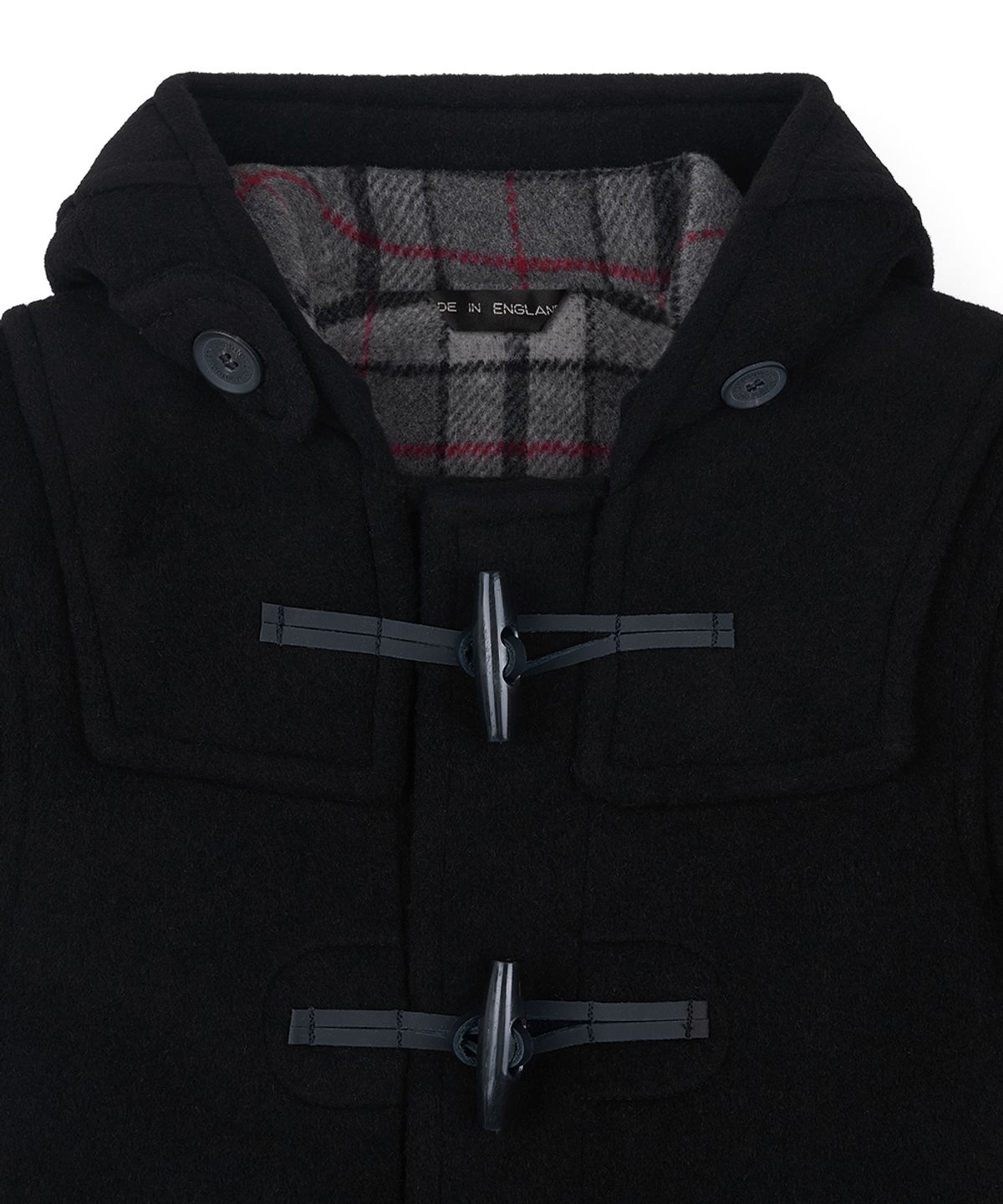 몽고메리(MONTGOMERY) CLASSIC FIT DUFFLE COAT FOR KIDS - BLACK