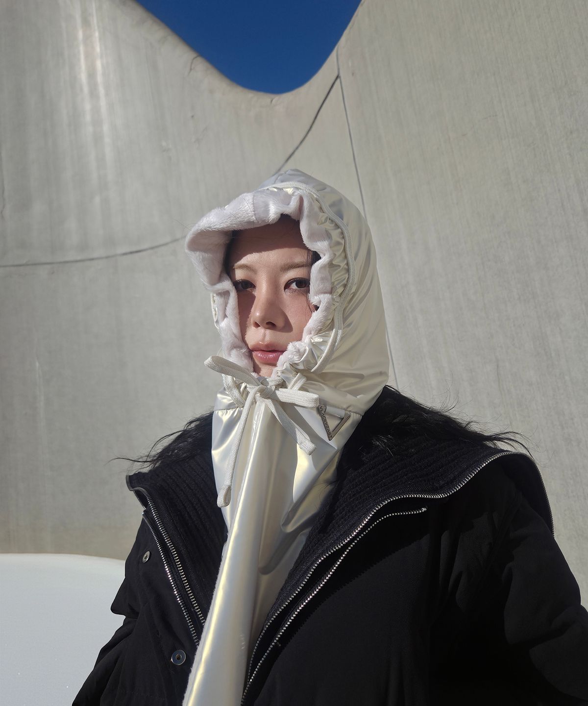 블랙비스트(VLACK VEAST) 리버서블 바라클라바 _ 화이트펄 _ AC4502