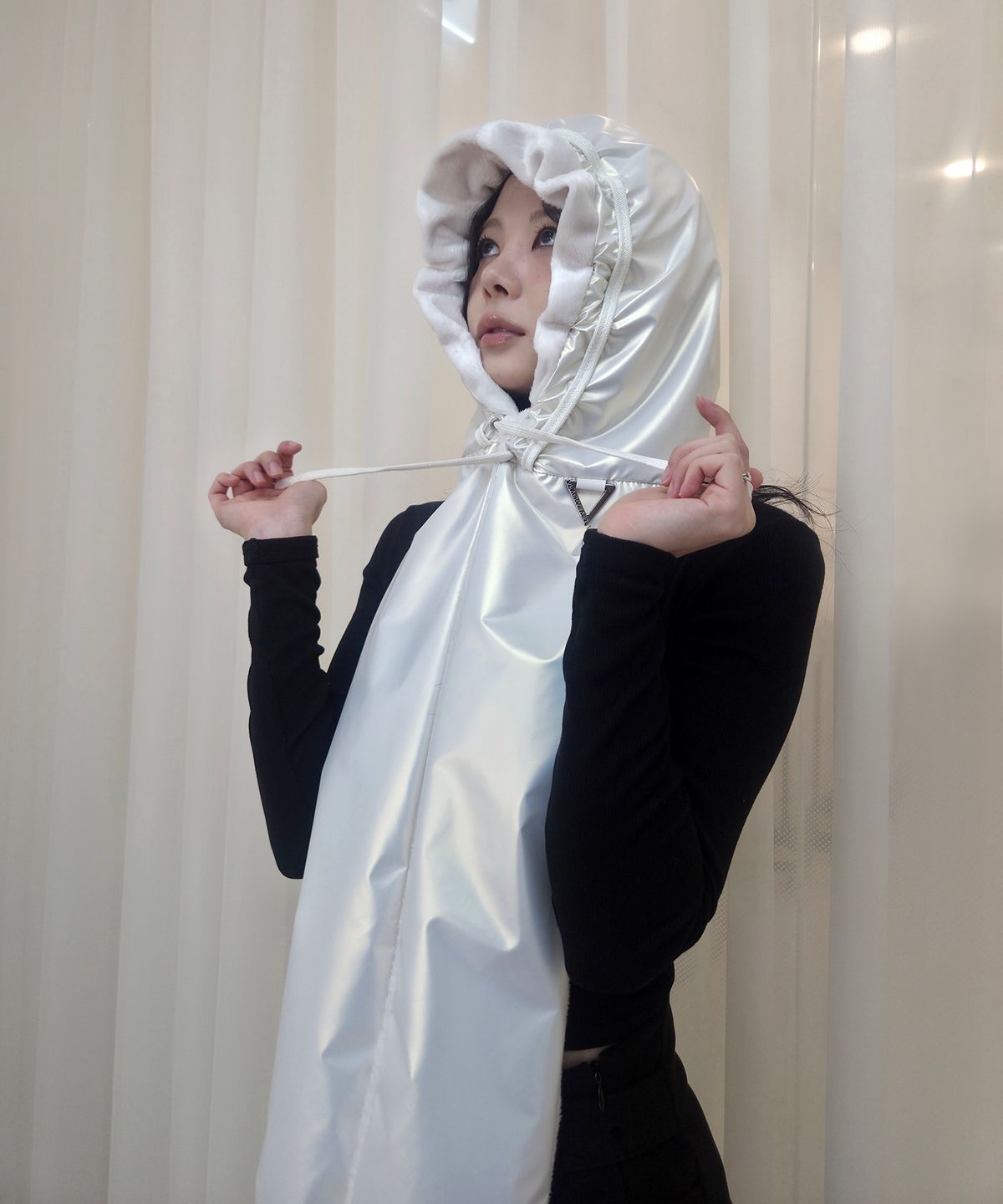 블랙비스트(VLACK VEAST) 리버서블 바라클라바 _ 화이트펄 _ AC4502