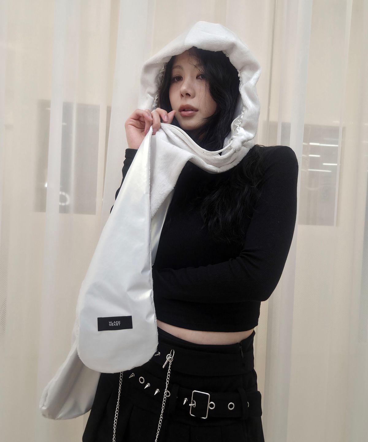 블랙비스트(VLACK VEAST) 리버서블 바라클라바 _ 화이트펄 _ AC4502