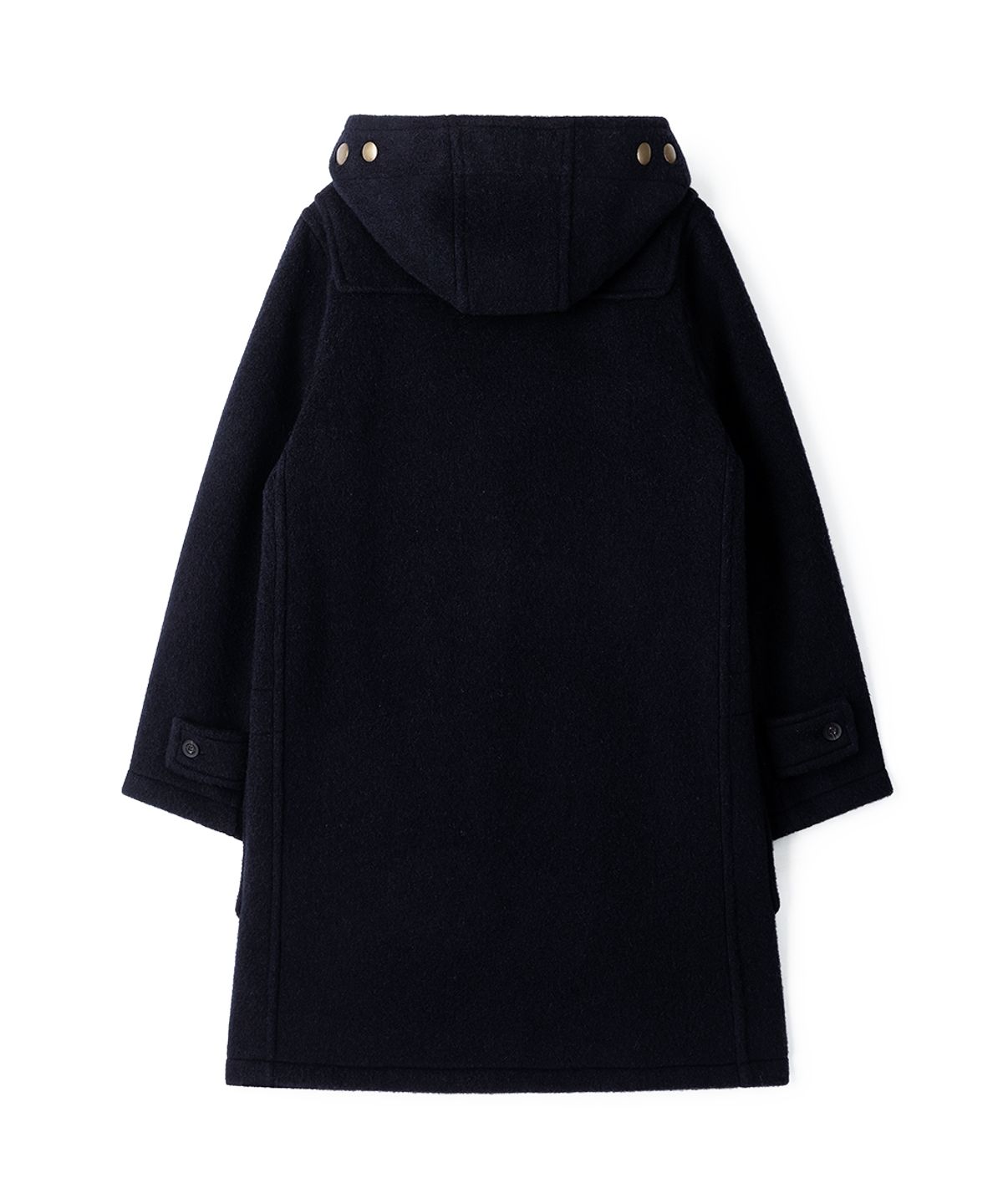몽고메리(MONTGOMERY) WOMENS LONG ORIGINAL DUFFLE COAT WITH WOODEN - NAVY