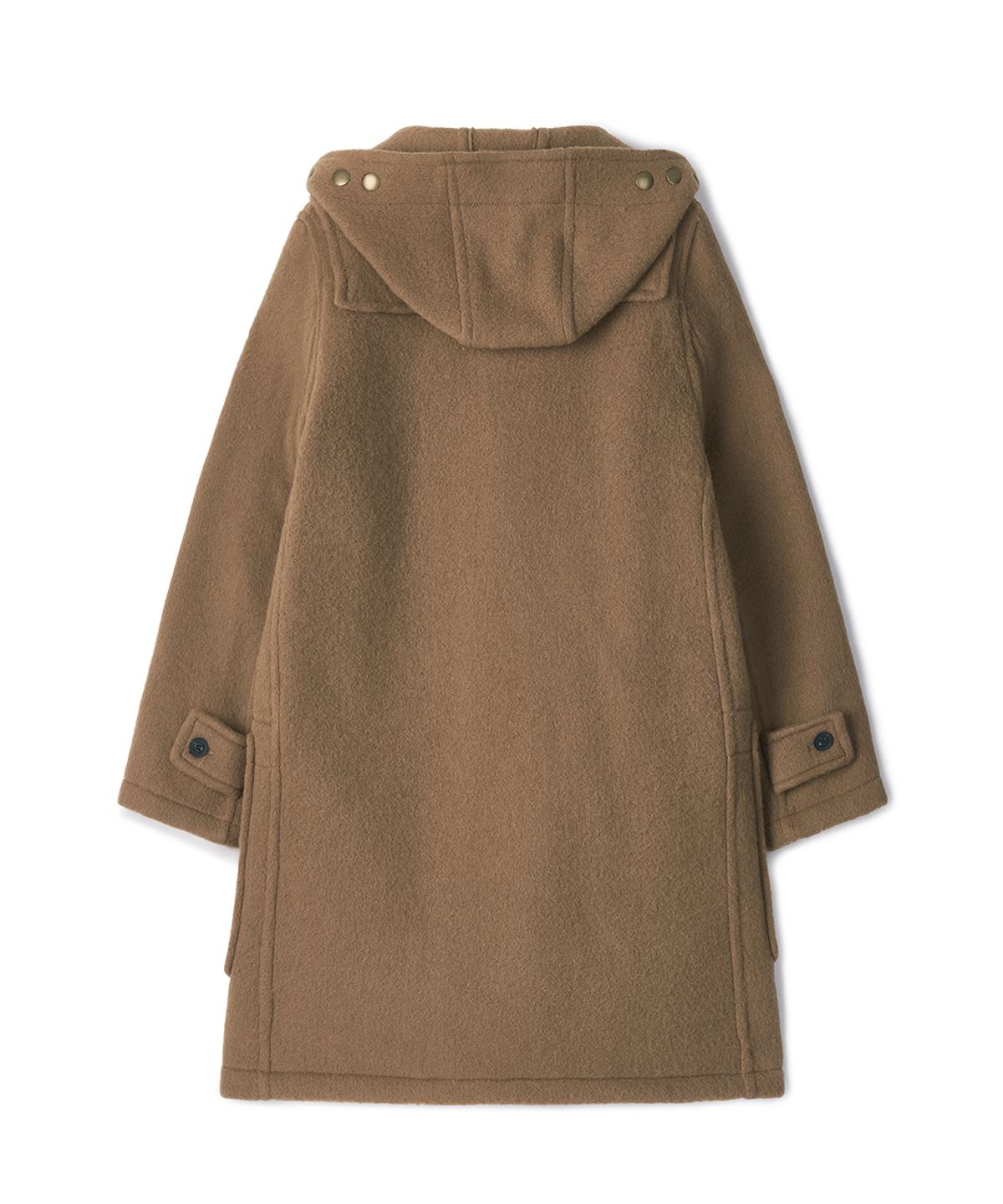 몽고메리(MONTGOMERY) WOMENS LONG ORIGINAL DUFFLE COAT WITH WOODEN - CAMEL